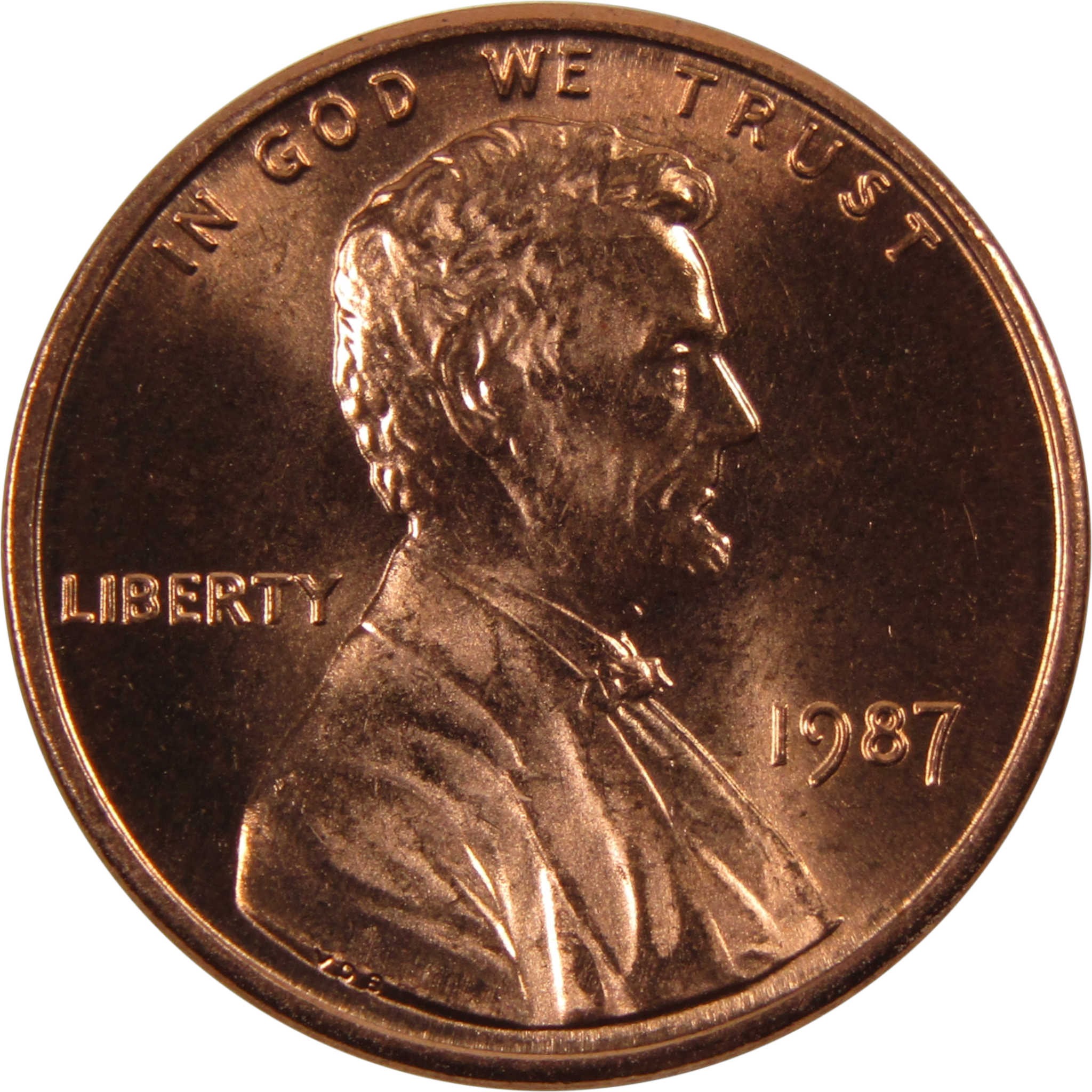 1987 Lincoln Memorial Cent BU Uncirculated Penny 1c Coin