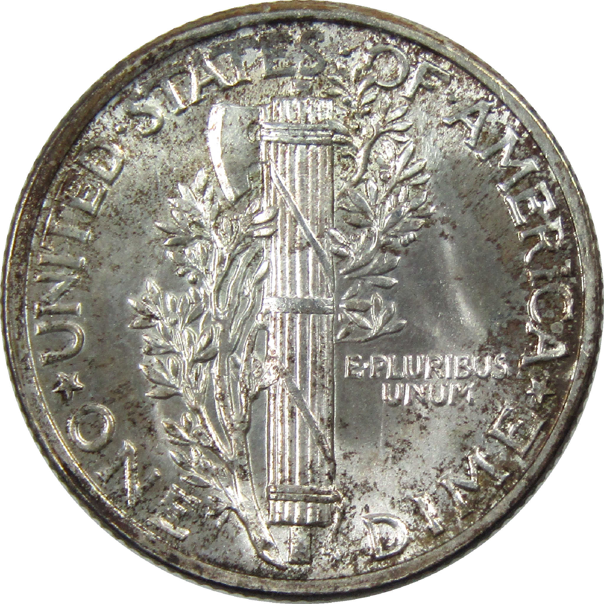 1942 Mercury Dime BU Choice Uncirculated Silver 10c Coin SKU:I12234