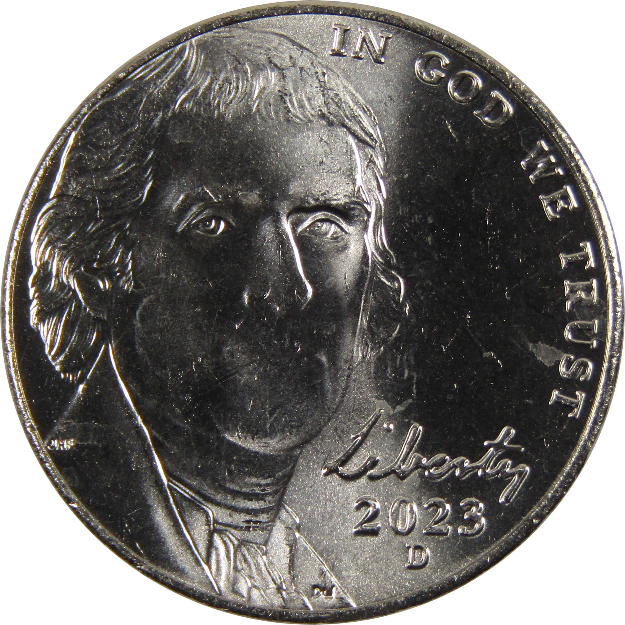 2023 D Jefferson Nickel BU Uncirculated 5c Coin