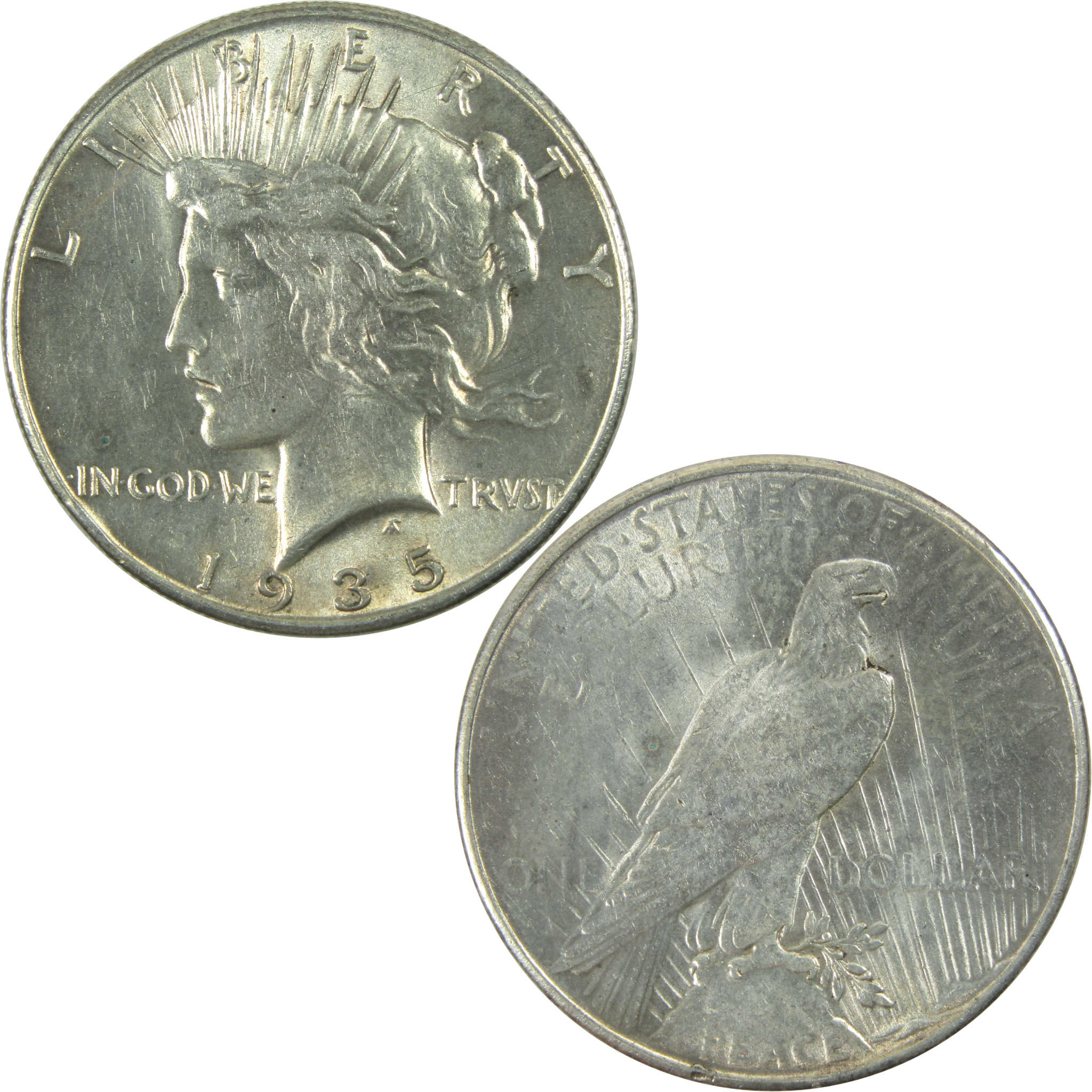 1935 Peace Dollar CH AU Choice About Uncirculated Silver SKU:CPC7919