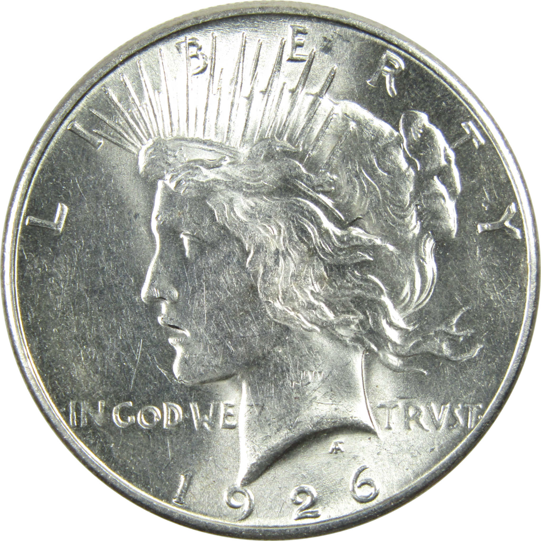 1926 S Peace Dollar AU About Uncirculated Silver $1 Coin SKU:I12842