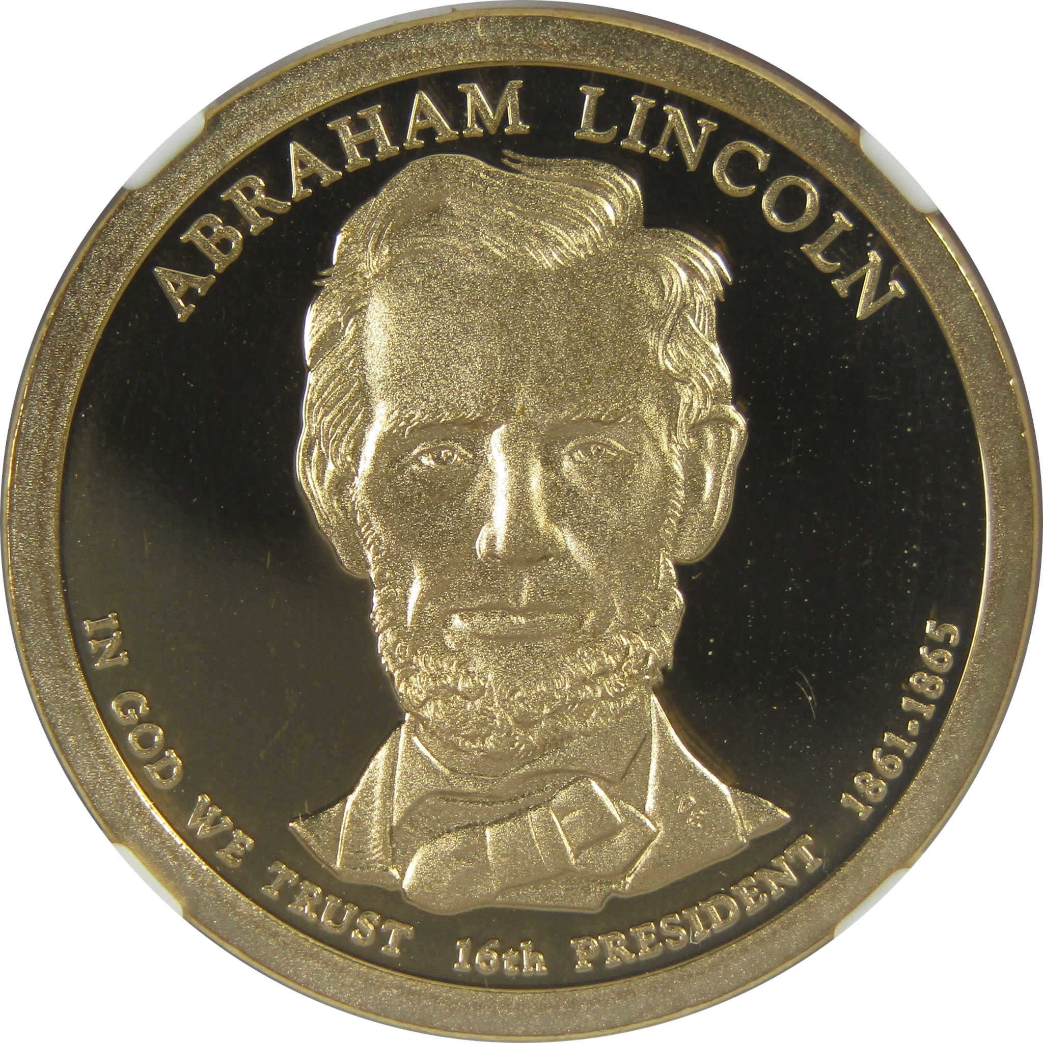 2010 S Abraham Lincoln Presidential Dollar PF 69 UCAM NGC SKU:CPC9261