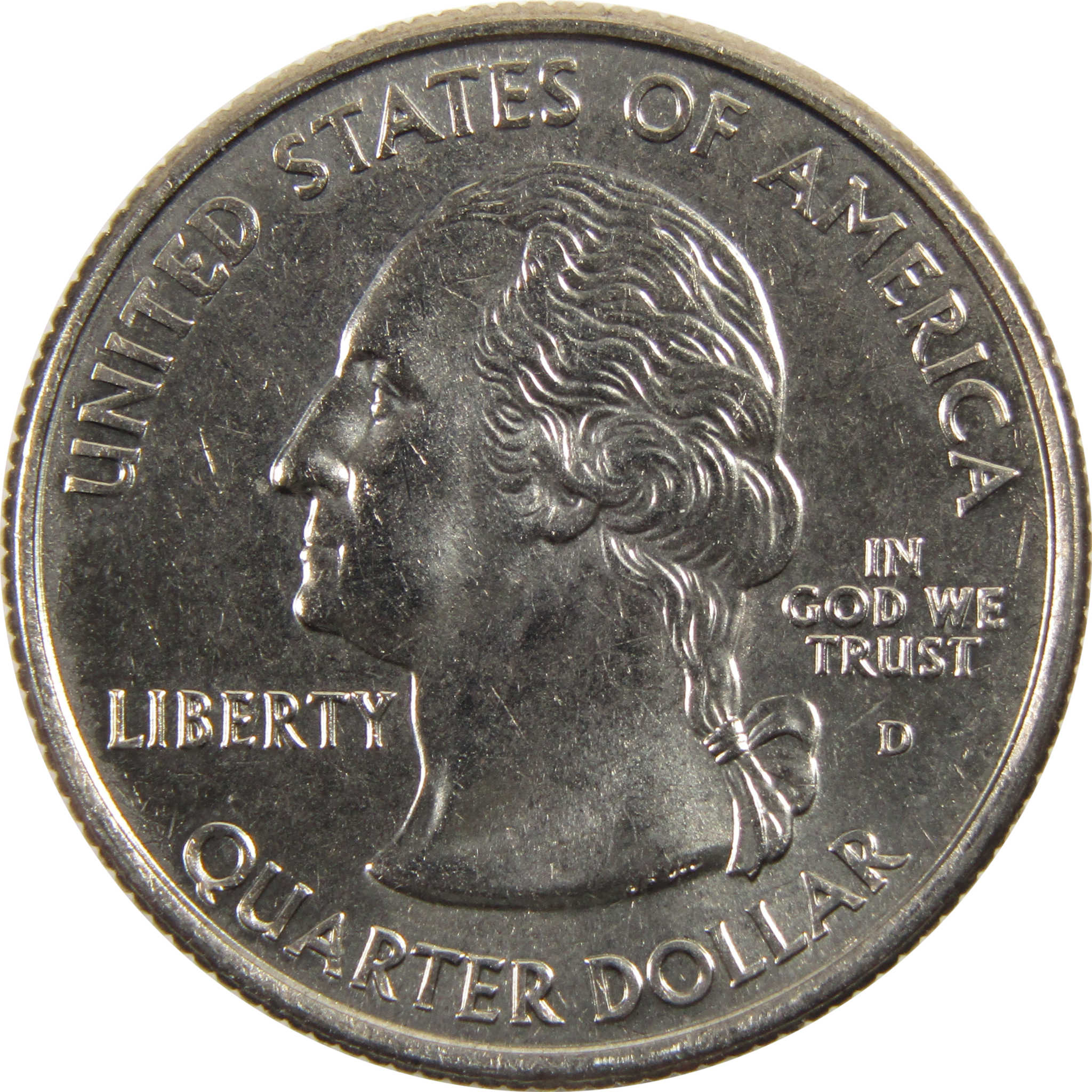 2001 D North Carolina State Quarter BU Uncirculated Clad 25c Coin
