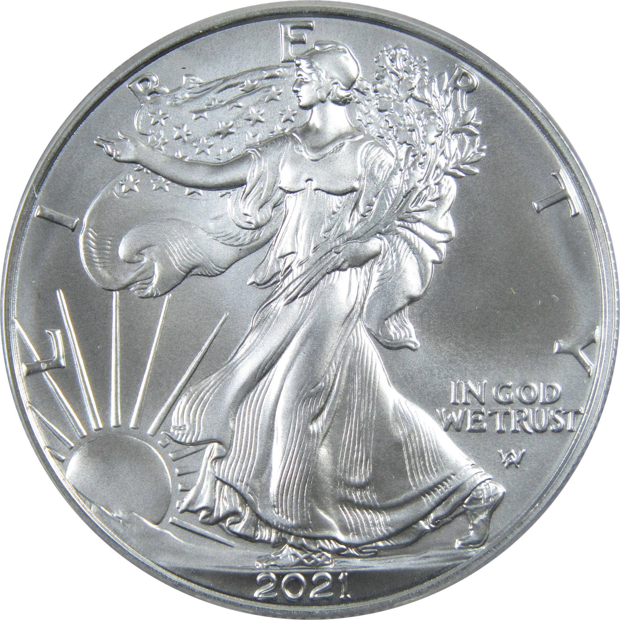 2021 (S) Type 2 American Silver Eagle MS 70 ANACS $1 SKU:CPC7835