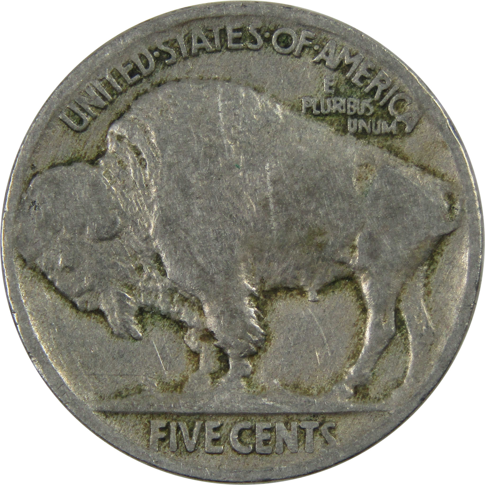 1917 Indian Head Buffalo Nickel AG About Good 5c Coin SKU:I12493