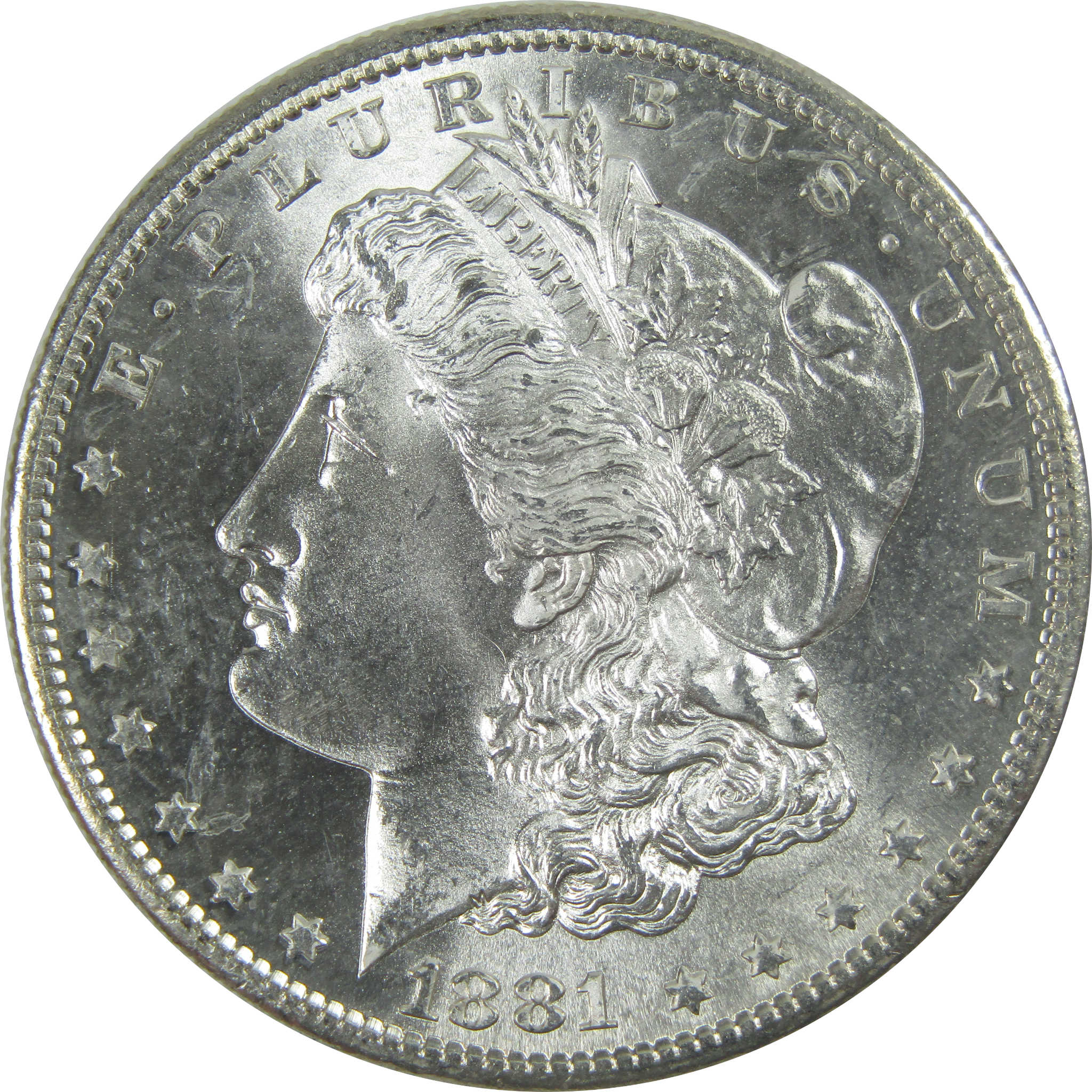 1881 S Morgan Dollar Uncirculated Silver $1 Coin SKU:I16619 - Morgan coin - Morgan silver dollar - Morgan silver dollar for sale - Profile Coins &amp; Collectibles