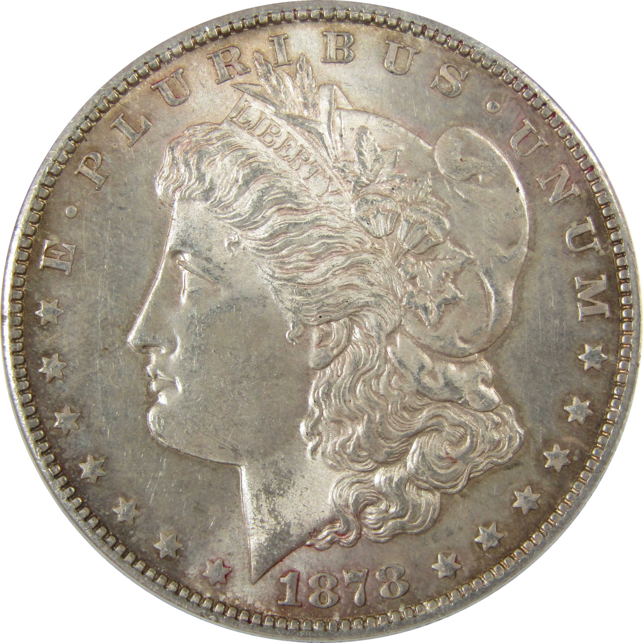 1878 S Morgan Silver Dollar MS 60 Details ANACS SKU:I28043
