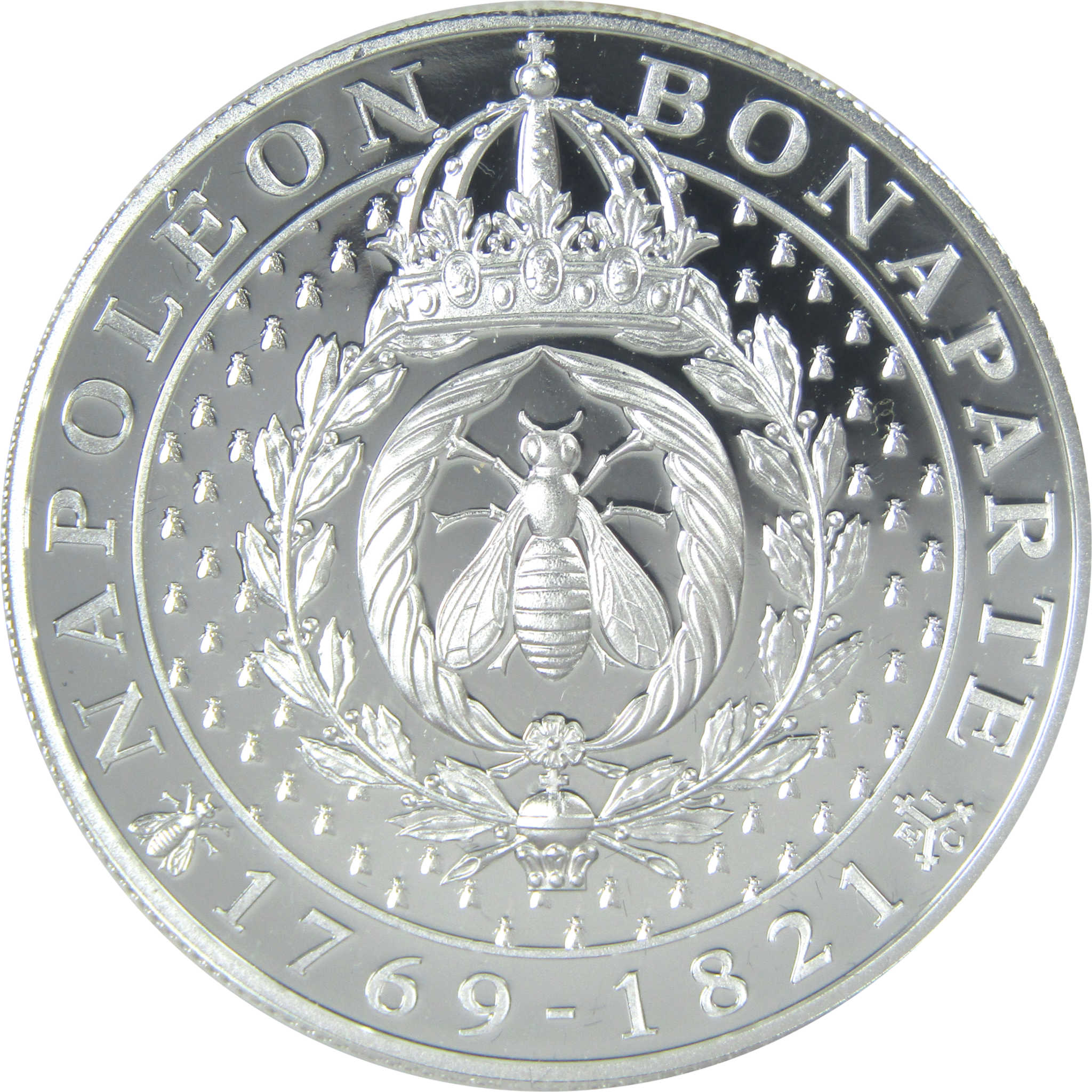 2021 Nepoleon’s Bee Crest 1 oz .999 Silver Bullion £1 SKU:CPC9185