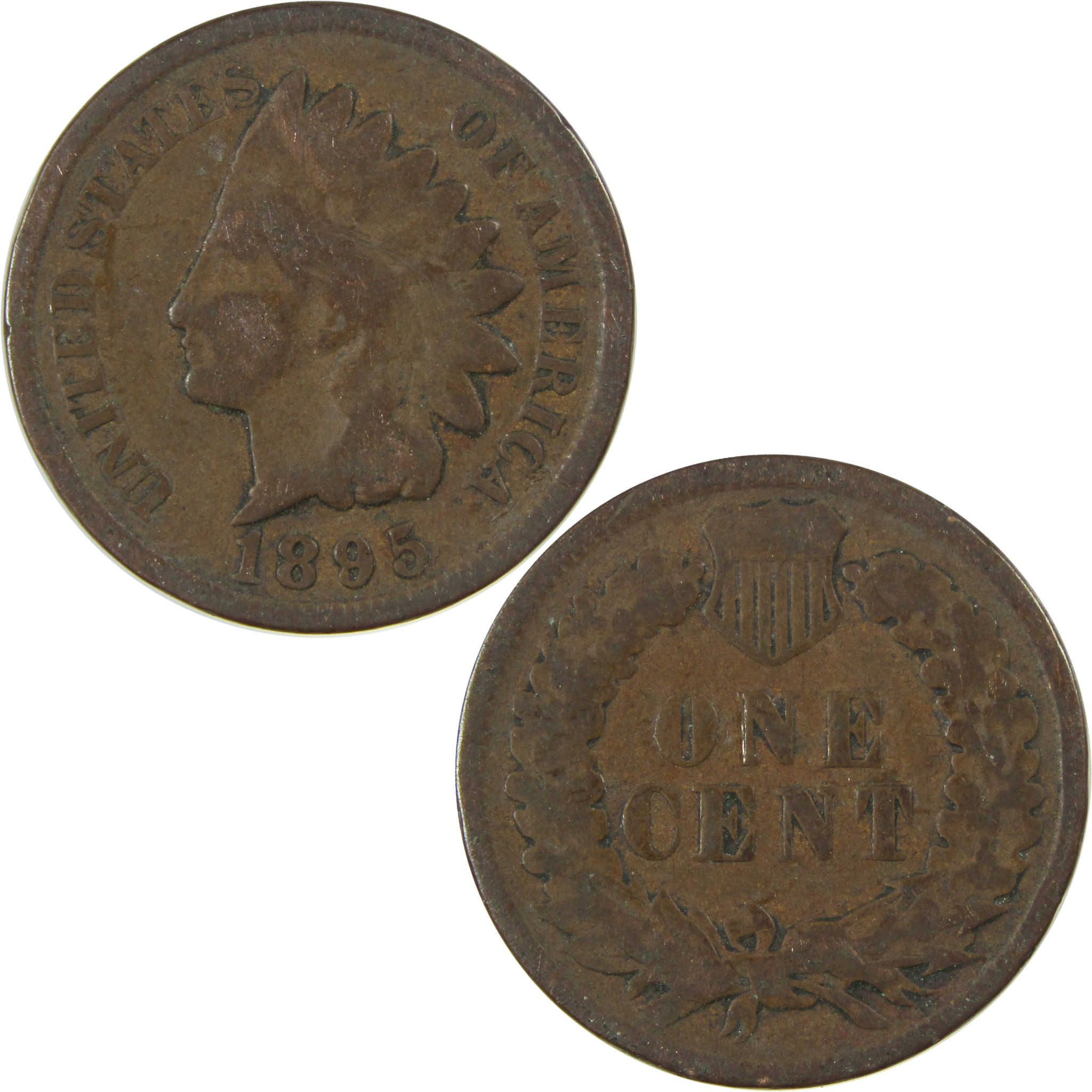 1895 Indian Head Cent G Good Penny 1c Coin SKU:I27046