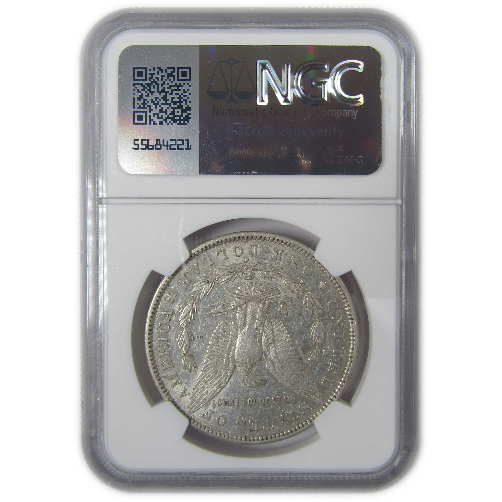 1886 O Morgan Dollar AU 53 NGC Silver $1 Coin Collectible SKU:I23307 - Morgan coin - Morgan silver dollar - Morgan silver dollar for sale - Profile Coins &amp; Collectibles