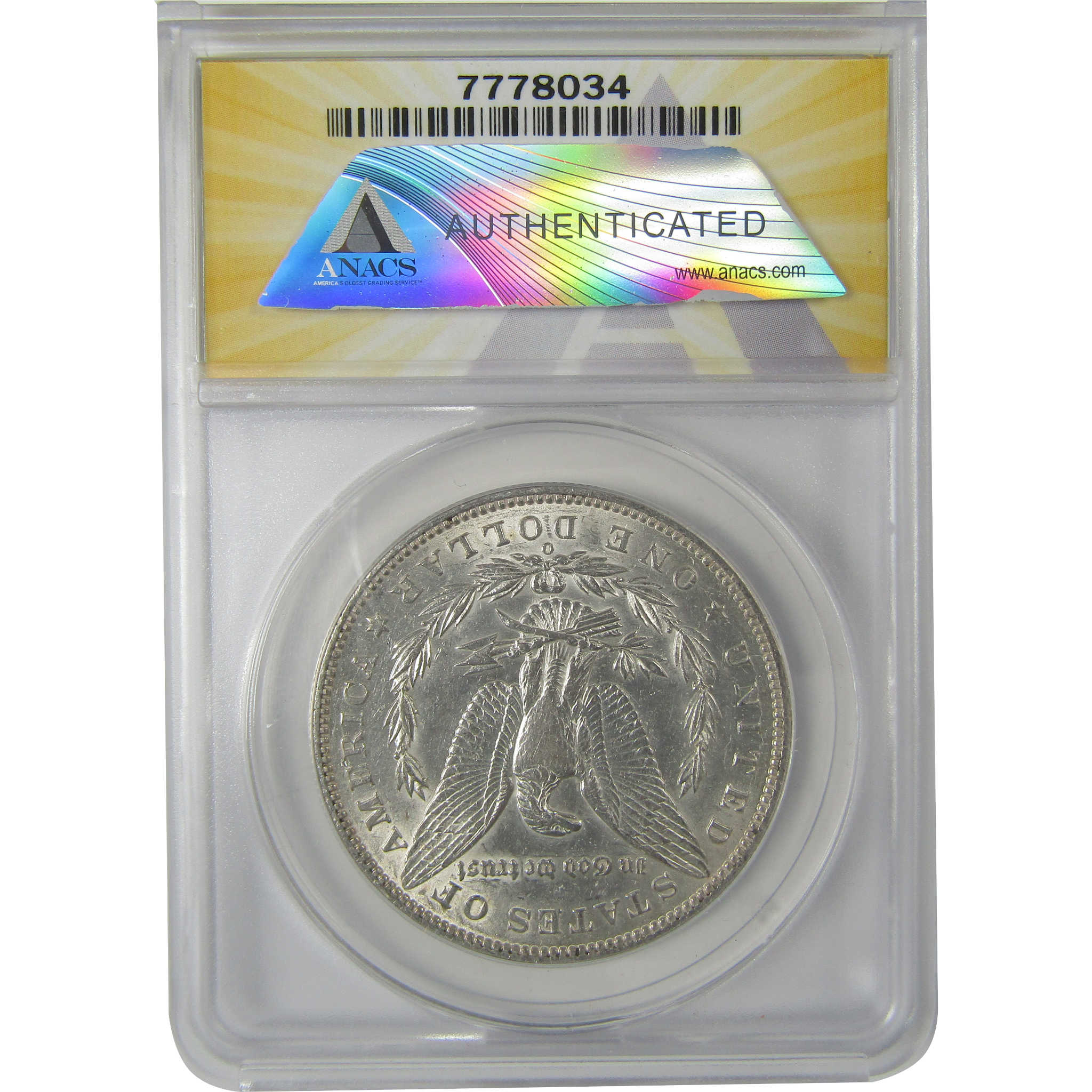 1896 O Morgan Dollar AU 50 Details ANACS Silver $1 Coin SKU:I18950 - Morgan coin - Morgan silver dollar - Morgan silver dollar for sale - Profile Coins &amp; Collectibles