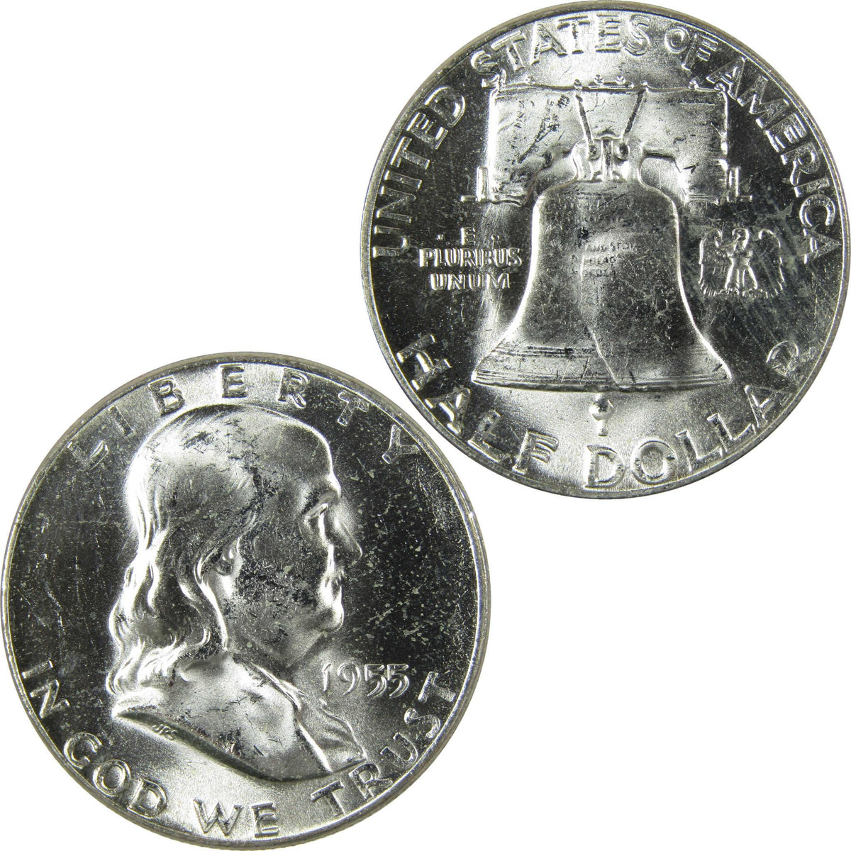 1955 Bugs Bunny Franklin Silver 50c Uncirculated Mint State SKU:I27853