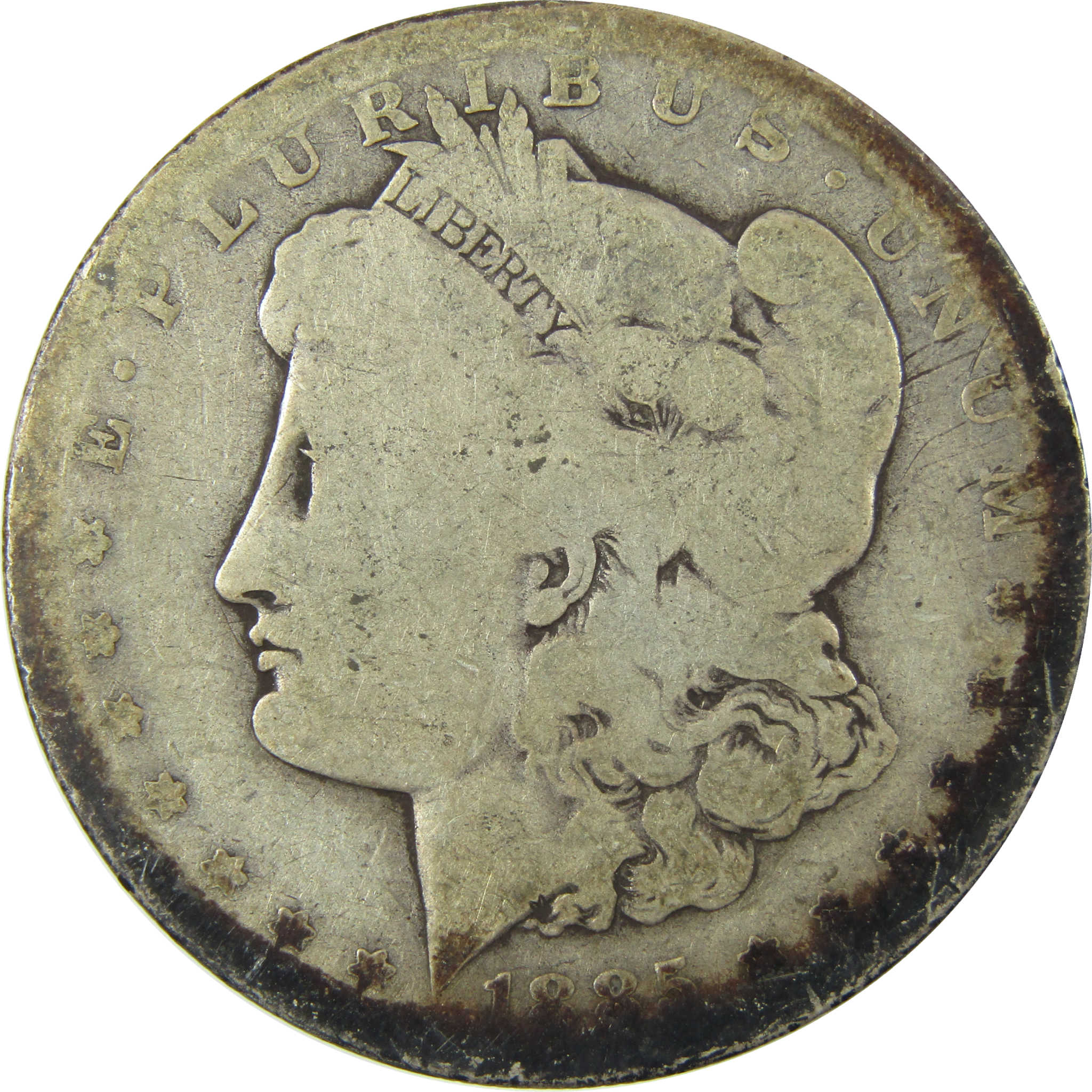 1885 S Morgan Silver Dollar AG About Good $1 Coin SKU:CP1635