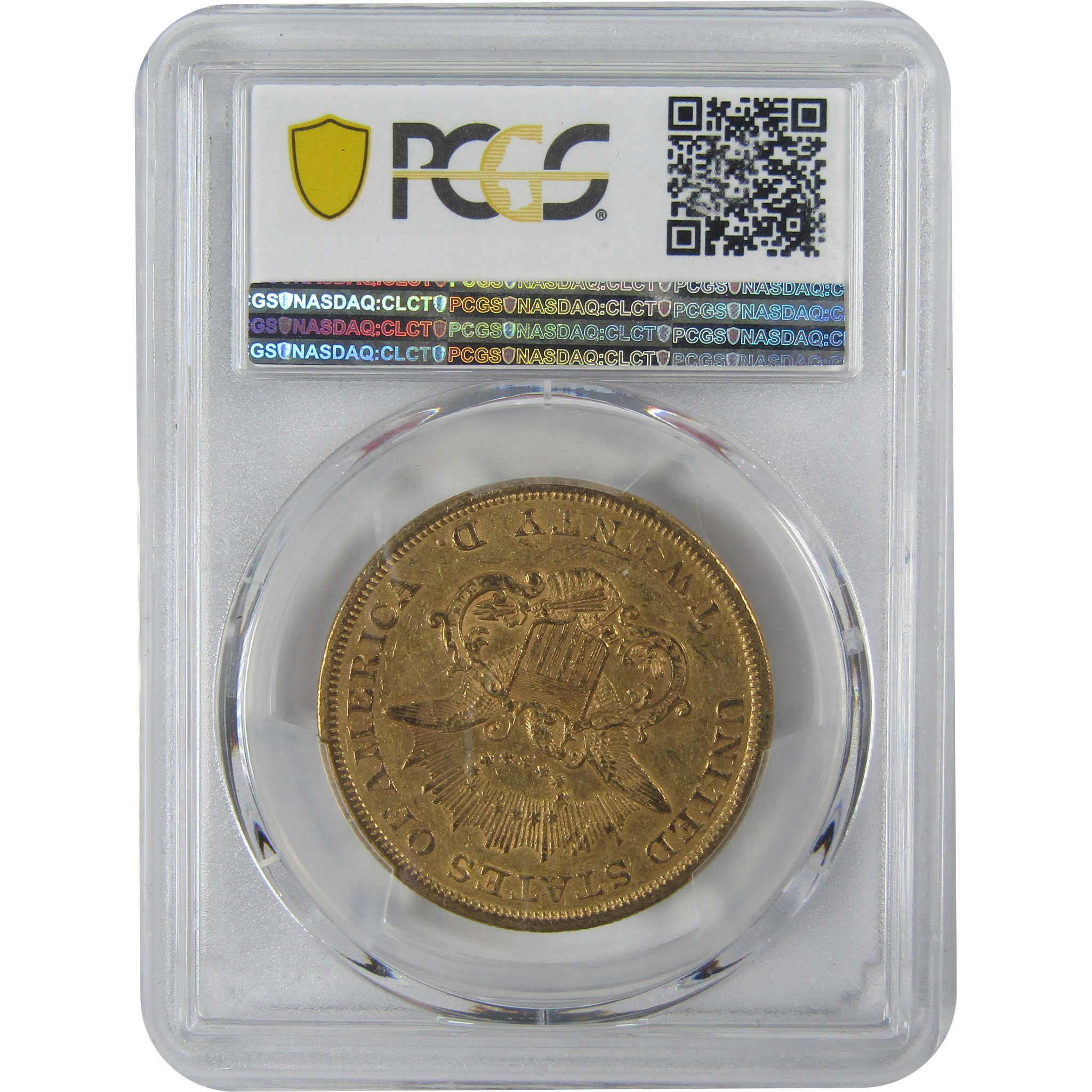 1857 Liberty Head Double Eagle AU 53 PCGS Gold $20 Coin