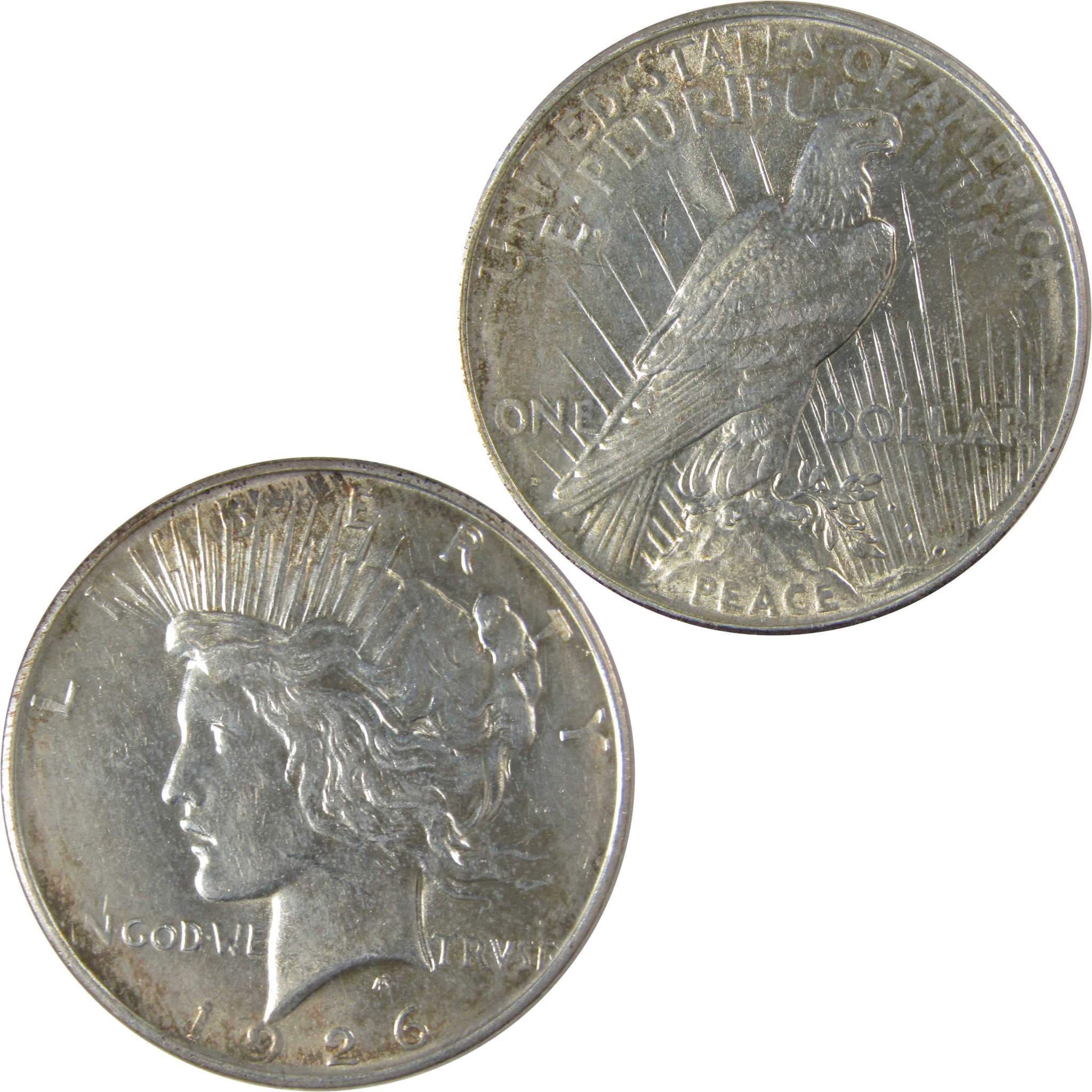 1926 D Peace Dollar AU About Uncirculated Silver $1 Coin SKU:I23246