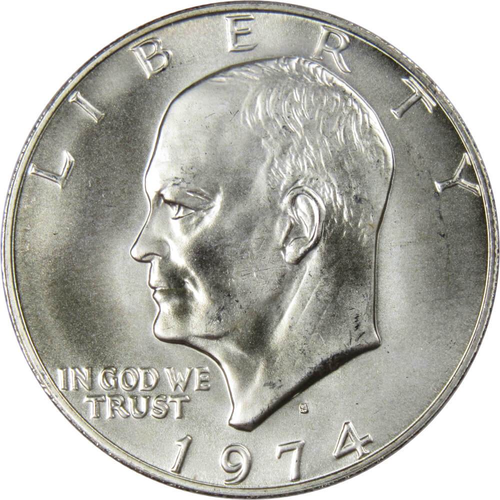 1974 S Eisenhower Silver Dollar Uncirculated Mint State IKE $1 Coin