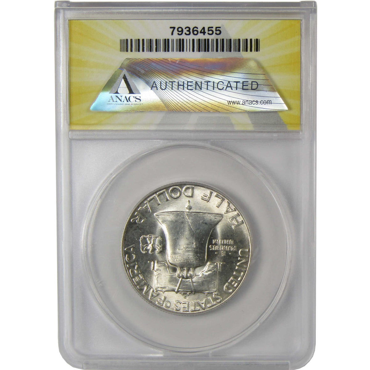 1948 D Franklin Silver Half Dollar MS 64 FBL ANACS 50c Coin SKU:I28778