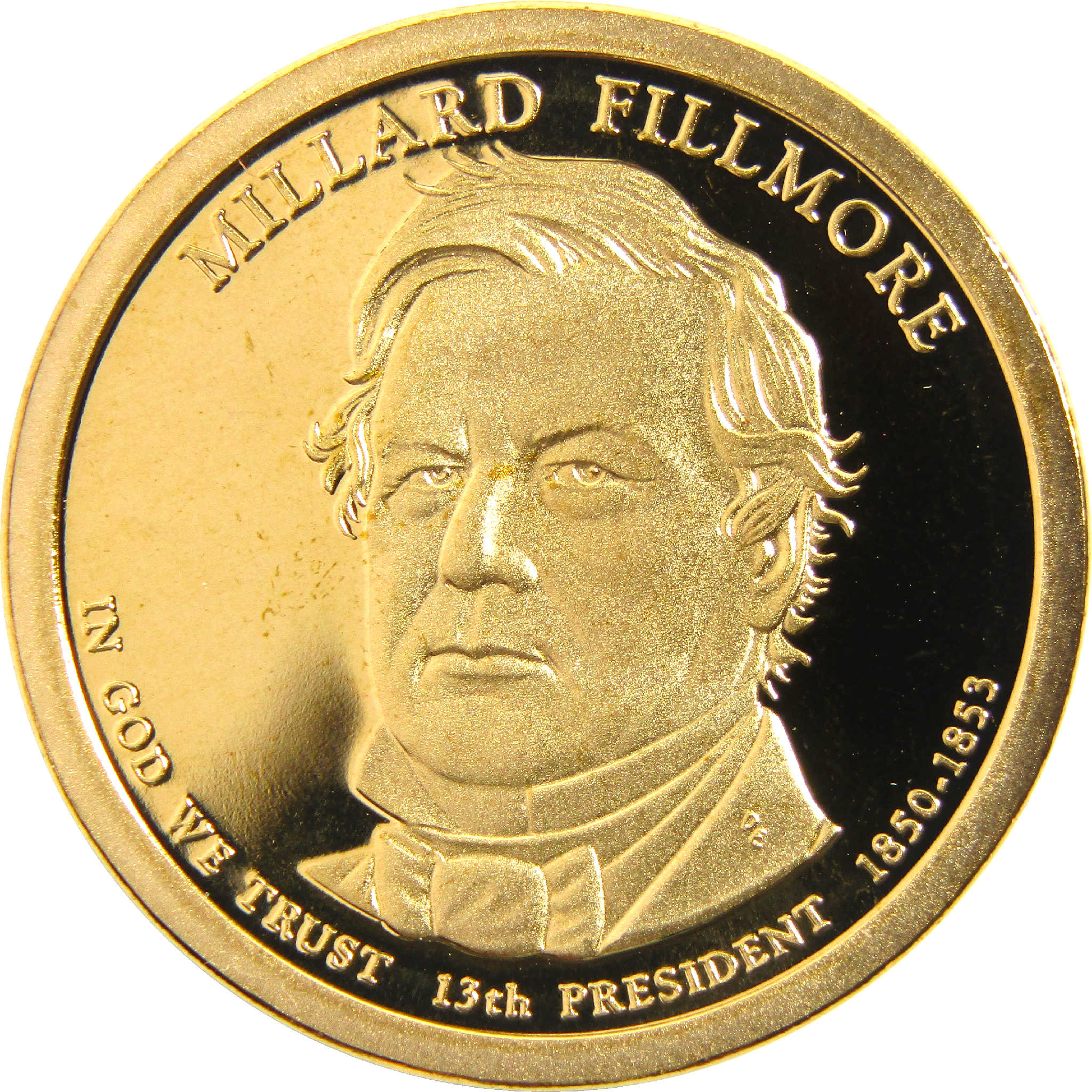 2010 S Millard Fillmore Presidential Dollar Choice Proof $1 Coin