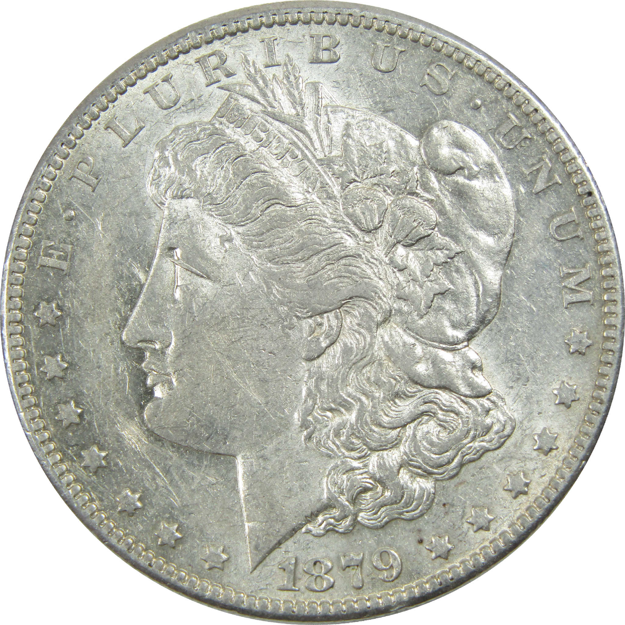 1879 S Rev 78 Morgan Dollar AU About Uncirculated Silver SKU:I13598 - Morgan coin - Morgan silver dollar - Morgan silver dollar for sale - Profile Coins &amp; Collectibles