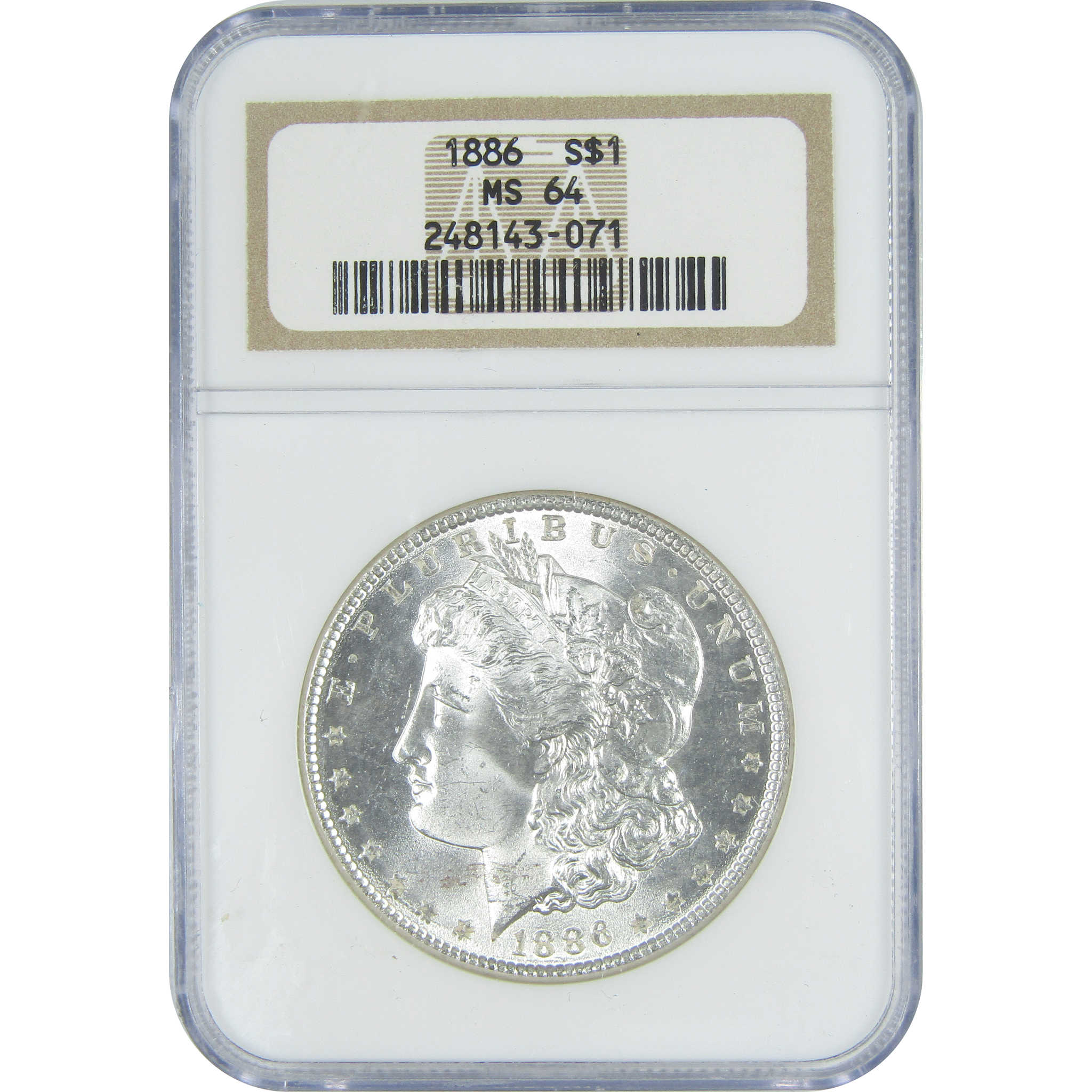 1886 Morgan Dollar MS 64 NGC Silver $1 Uncirculated Coin SKU:I15634 - Morgan coin - Morgan silver dollar - Morgan silver dollar for sale - Profile Coins &amp; Collectibles