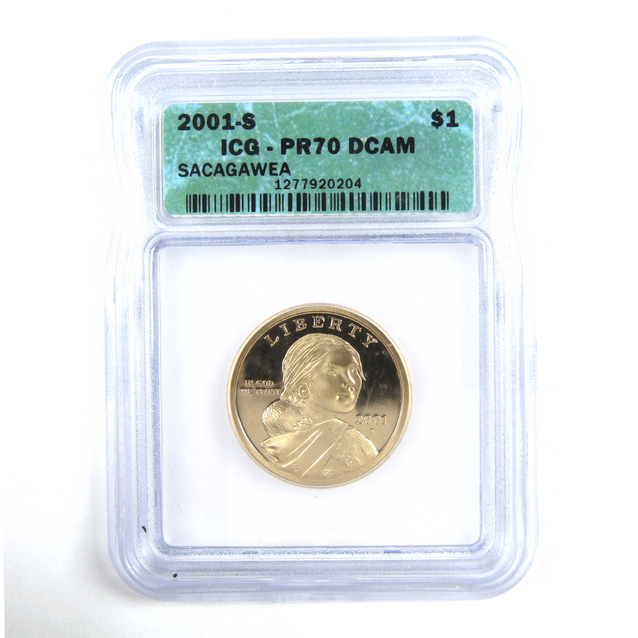 2001 S Sacagawea Native American Dollar PR 70 DCAM ICG SKU:CPC7569