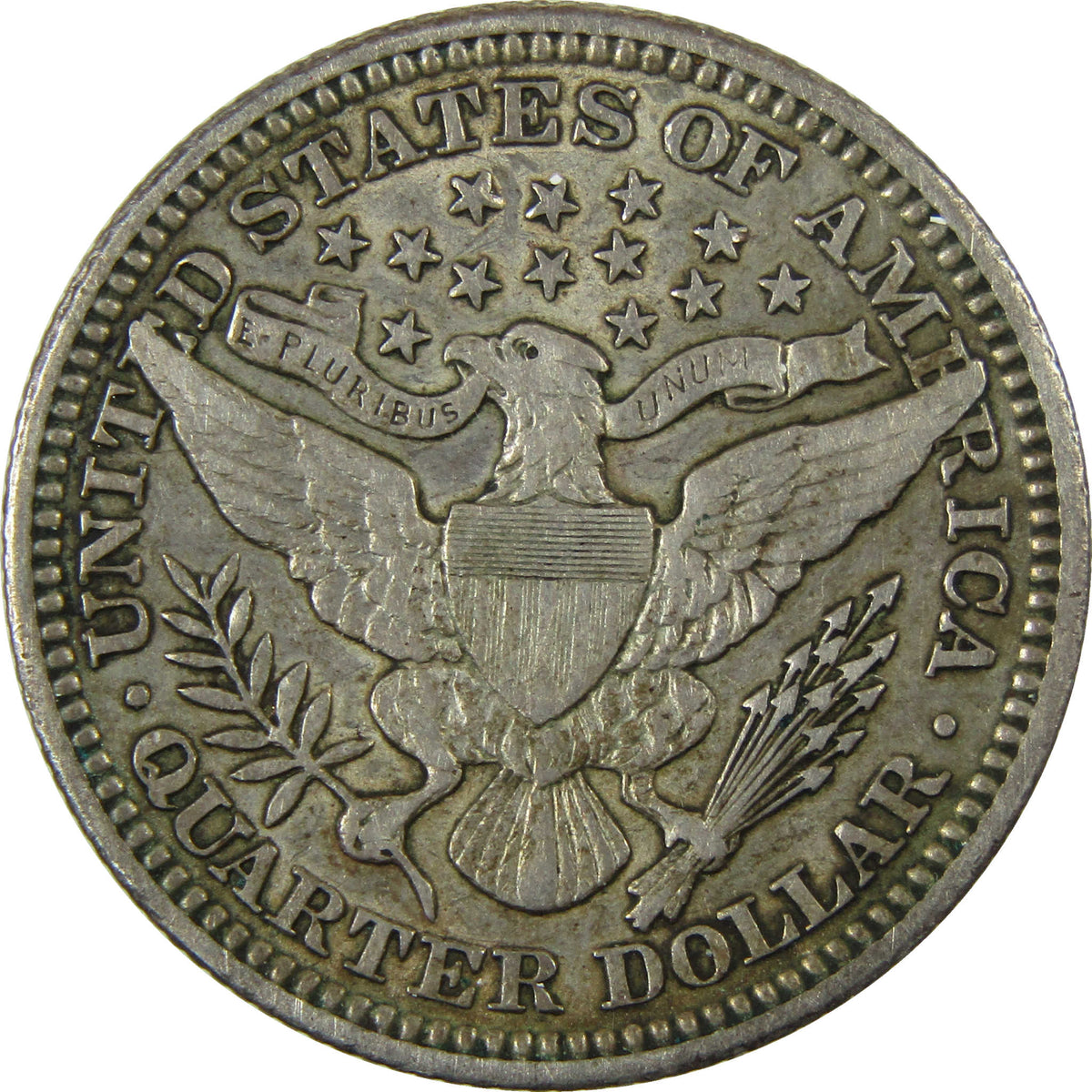 1909 Barber Silver Quarter XF EF Extremely Fine 25c Coin SKU:I28521