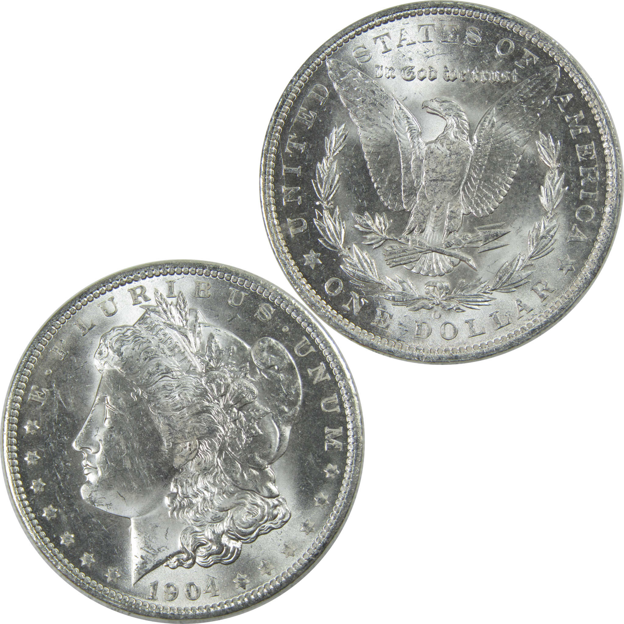 1904 O Morgan Dollar Uncirculated Silver $1 Coin SKU:I16628 - Morgan coin - Morgan silver dollar - Morgan silver dollar for sale - Profile Coins &amp; Collectibles