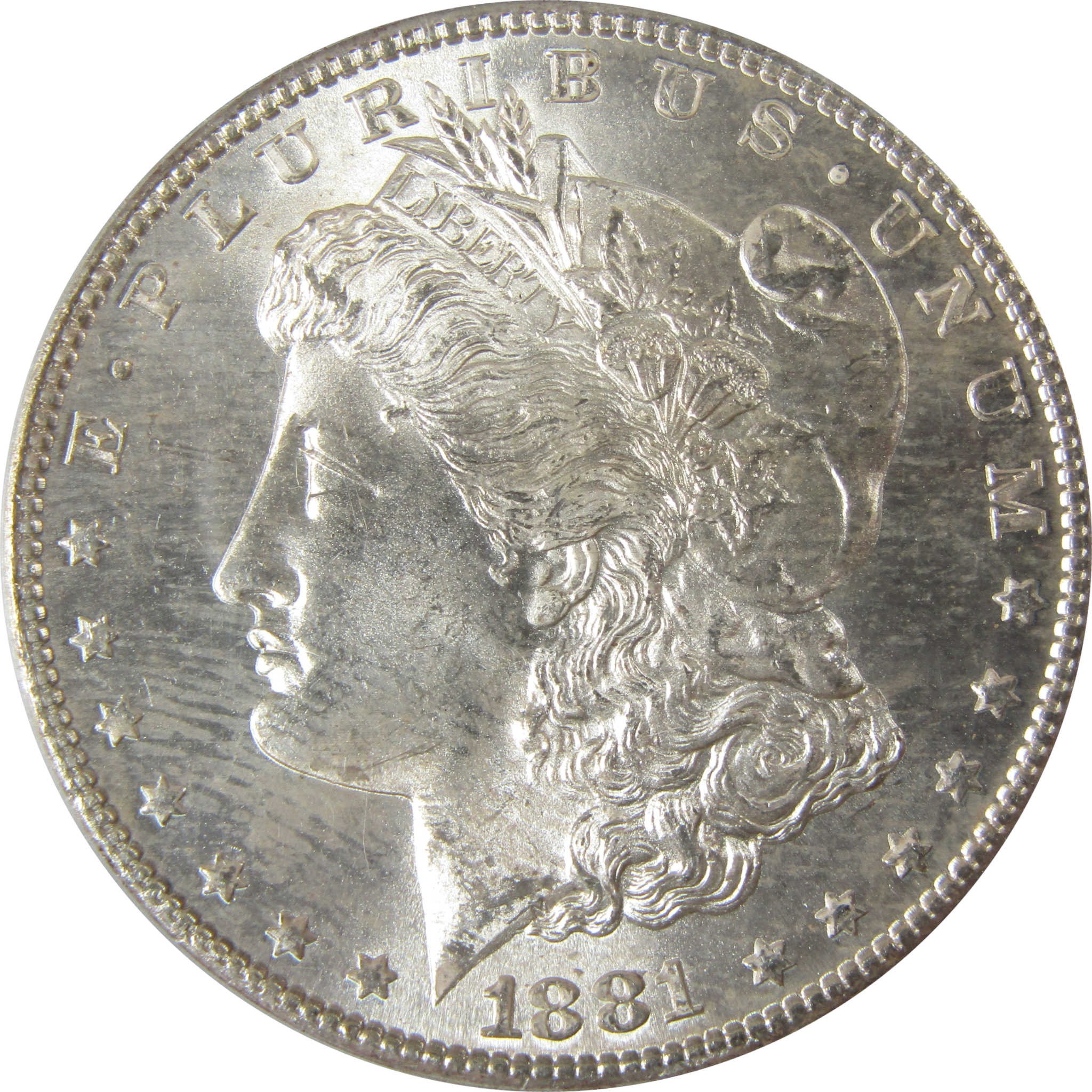 1881 S Morgan Silver Dollar MS 64 PCGS Uncirculated $1 Coin SKU:CP928