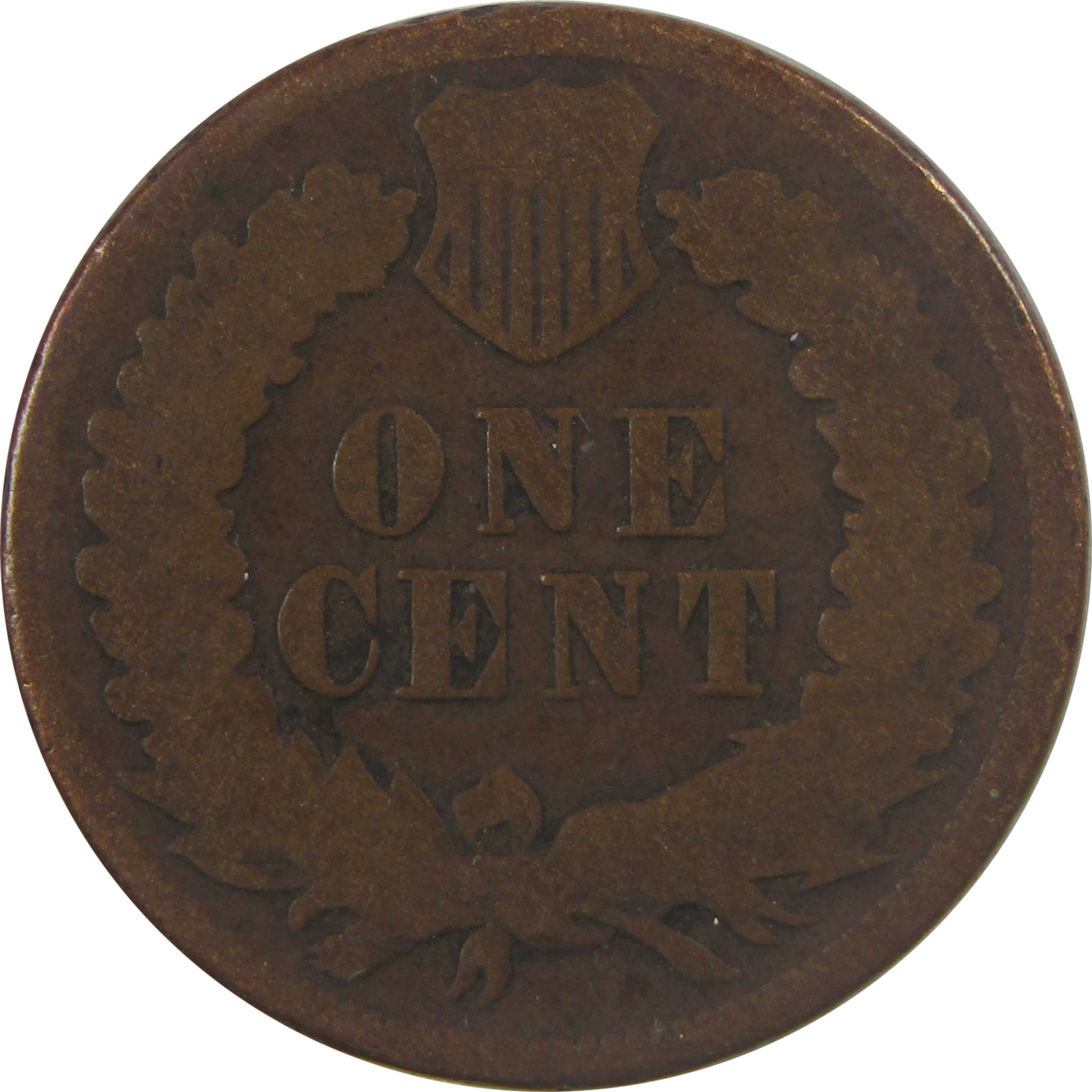 1876 Indian Head Cent G Good Penny 1c Coin Collectible SKU:I24817