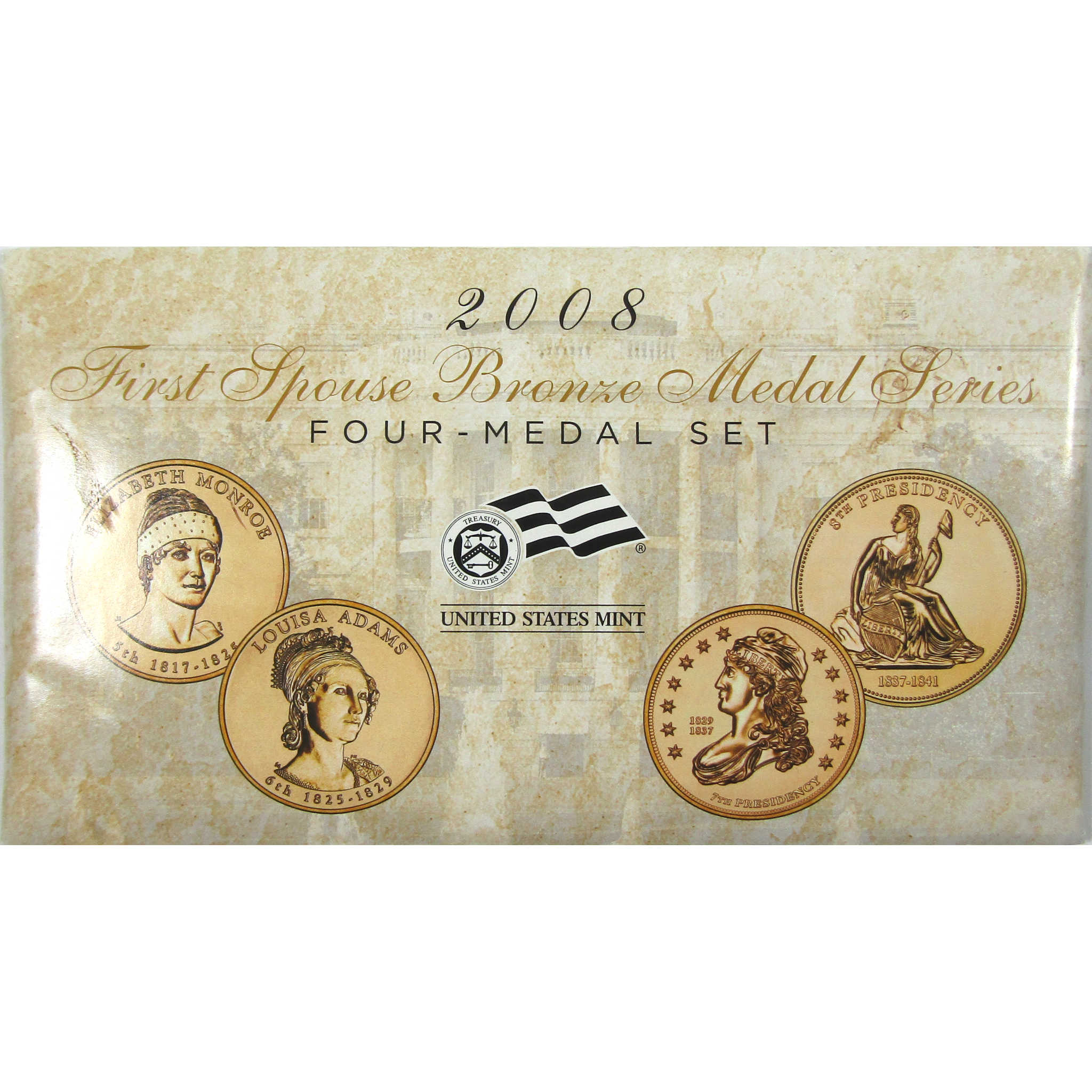 2008 First Spouse Bronze Medal Series 4 Piece Set SKU:CPC8987