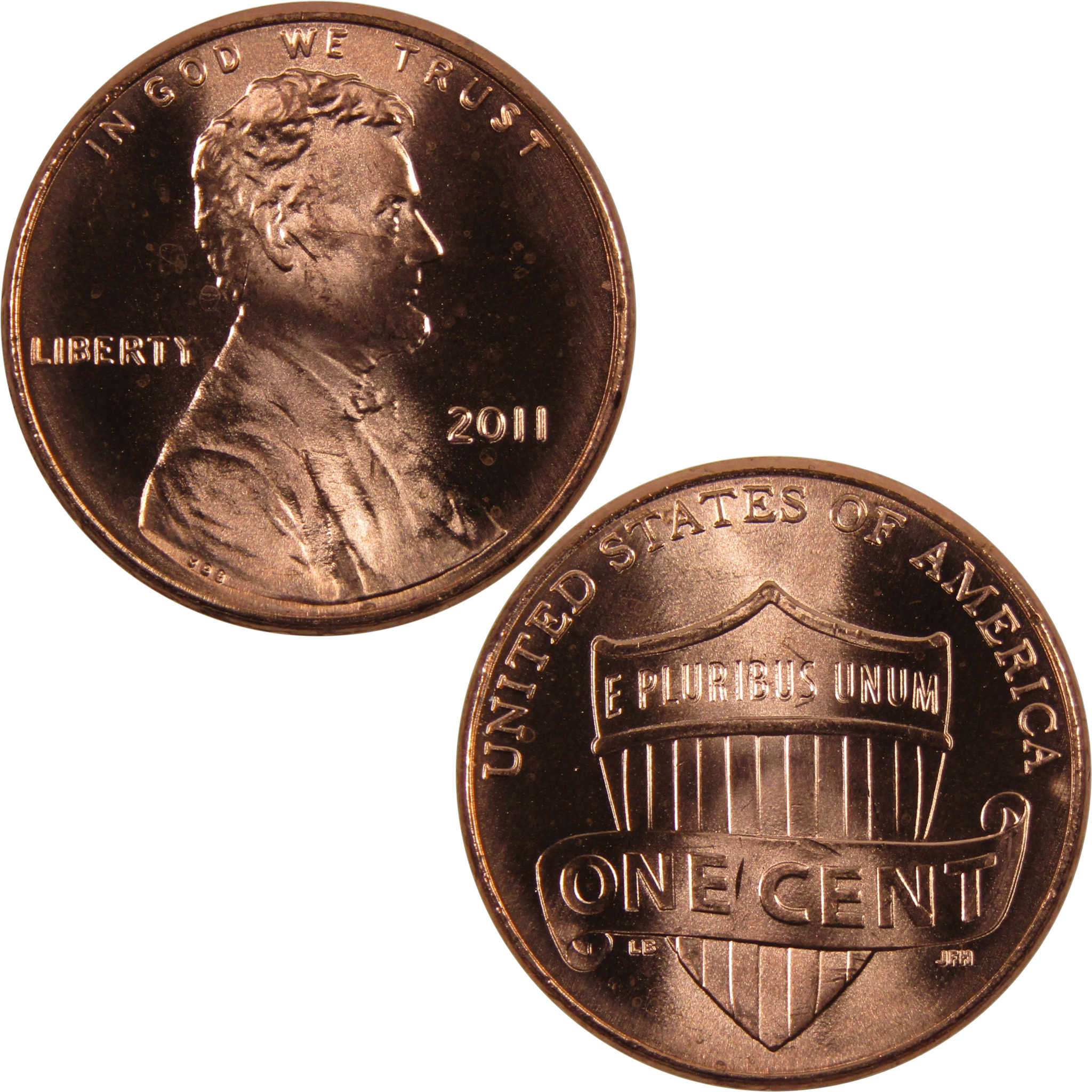 2011 Lincoln Shield Cent BU Uncirculated Penny 1c Coin