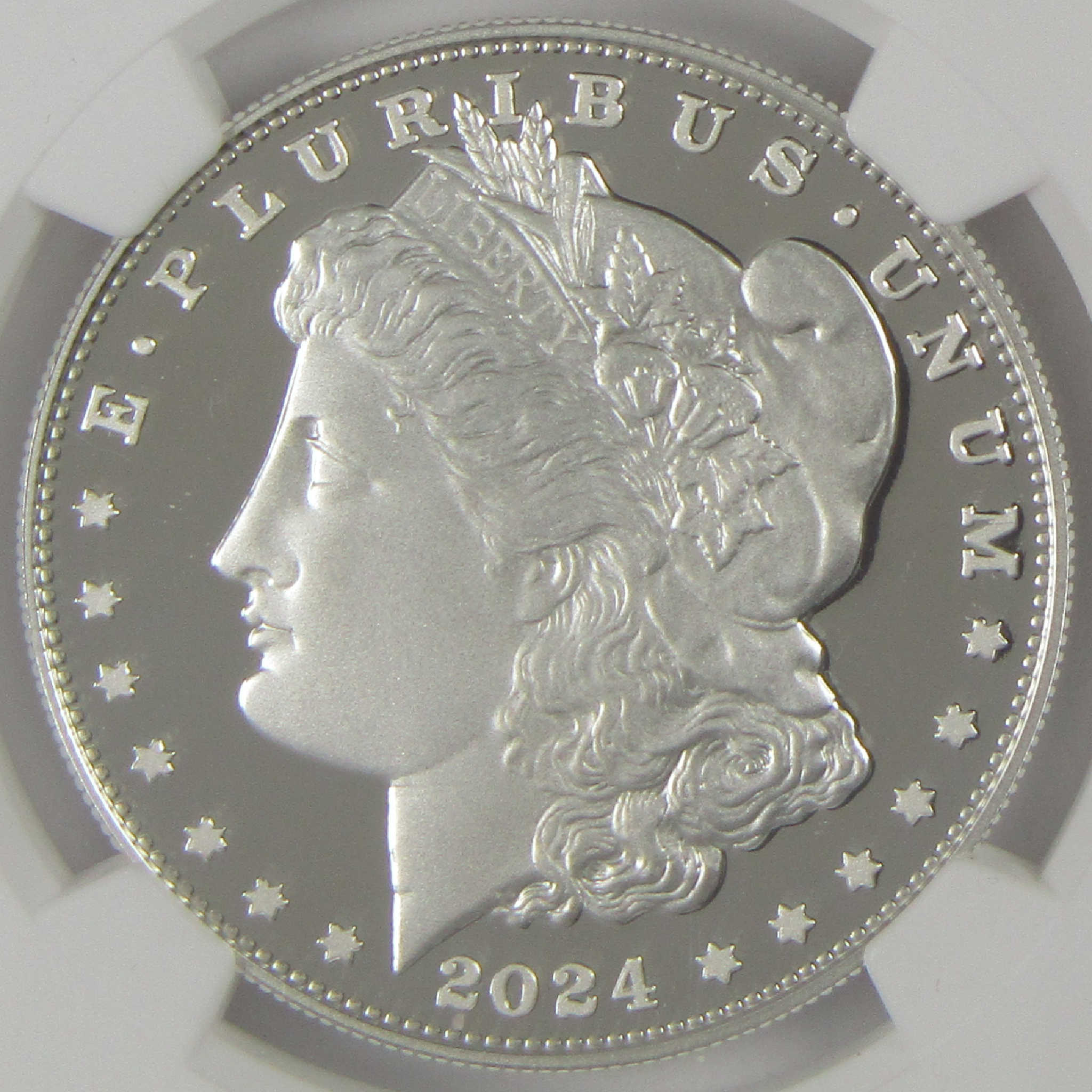 2024 S Morgan Dollar PF 70 UCAM NGC .999 Silver Proof First Day