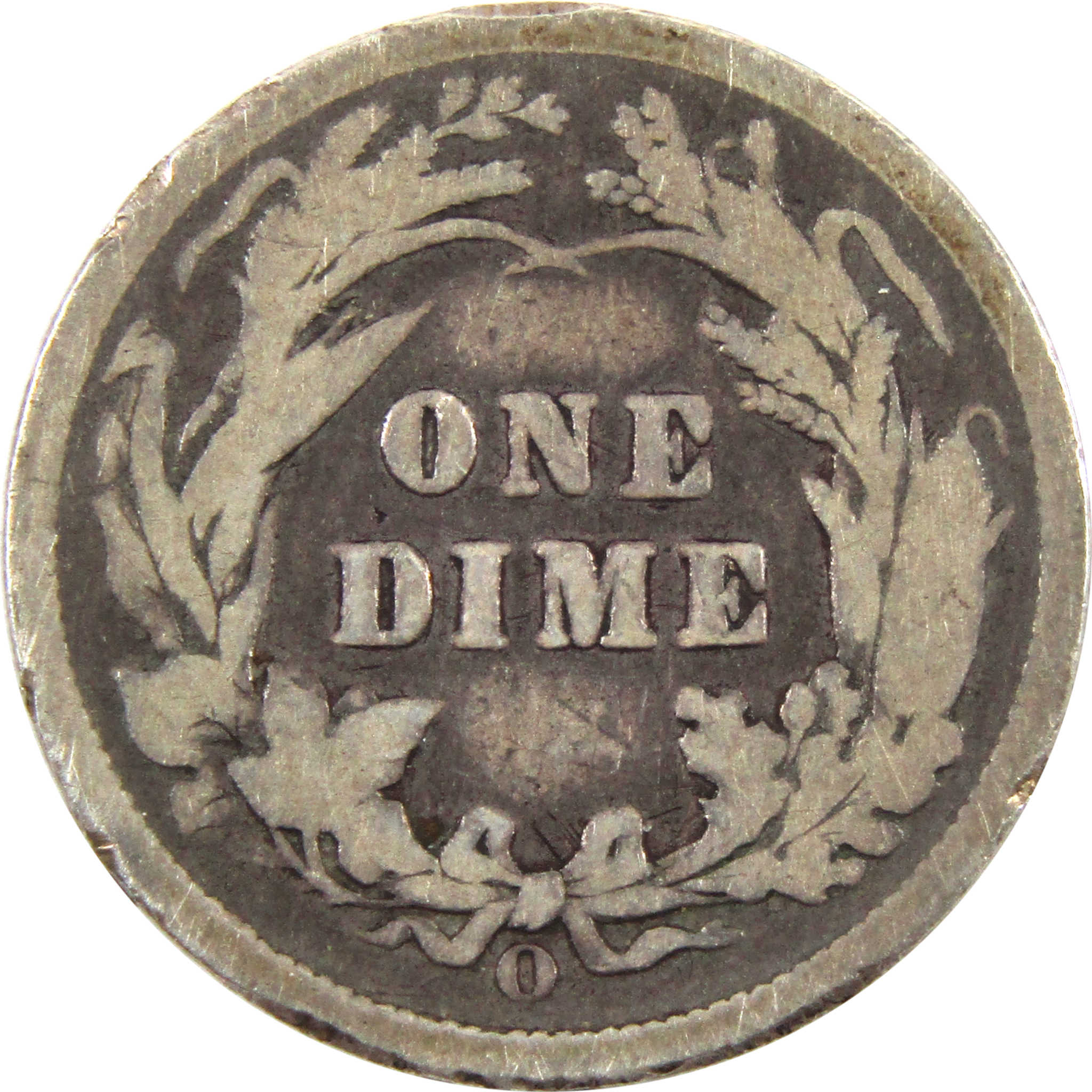 1895 O Barber Dime AG About Good 90% Silver 10c Coin SKU:I10276