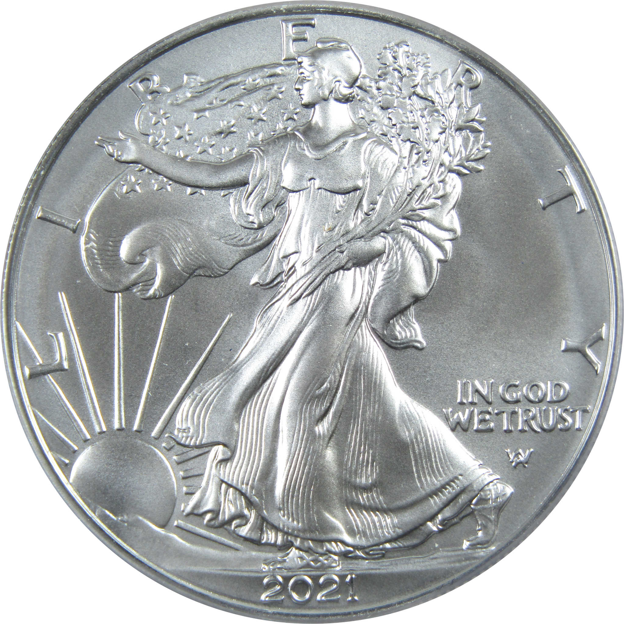 2021 (S) Type 2 American Silver Eagle MS 70 ANACS $1 SKU:CPC7837