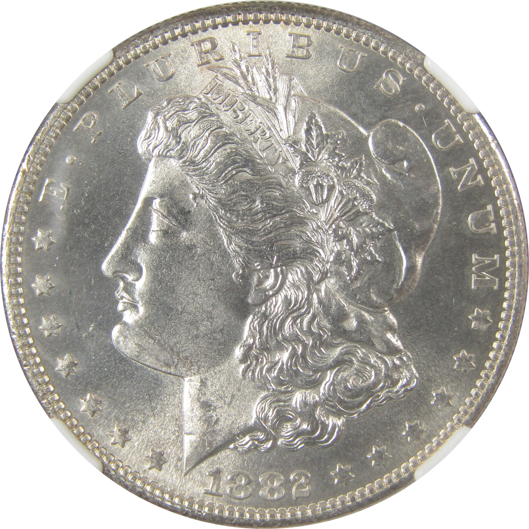 1882 S Morgan Silver Dollar MS 64 NGC Uncirculated $1 Coin SKU:I24094
