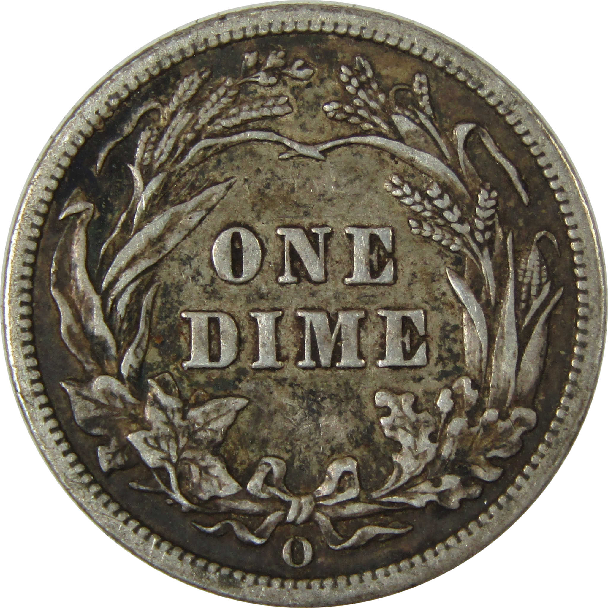 1905 O Barber Silver Dime F Fine Details 10c Coin SKU:CP1011