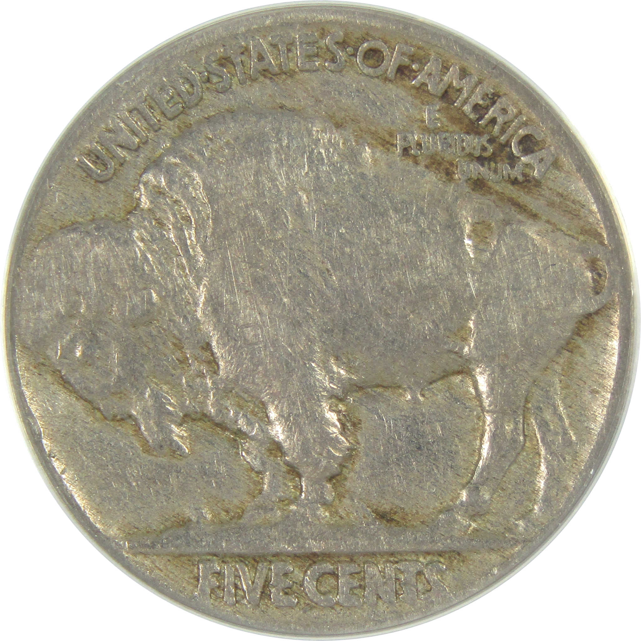 1935 DDR FS-801 Die 1 Indian Head Buffalo Nickel F 12 ANACS SKU:I16293