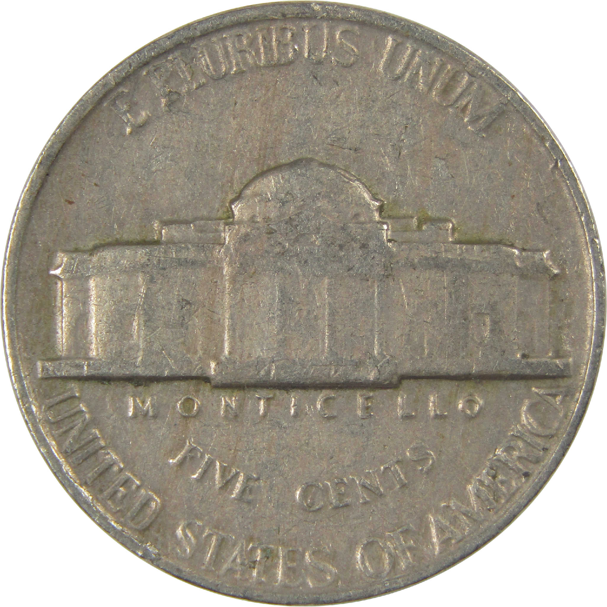 1958 Jefferson Nickel Circulated 5c Coin Collectible