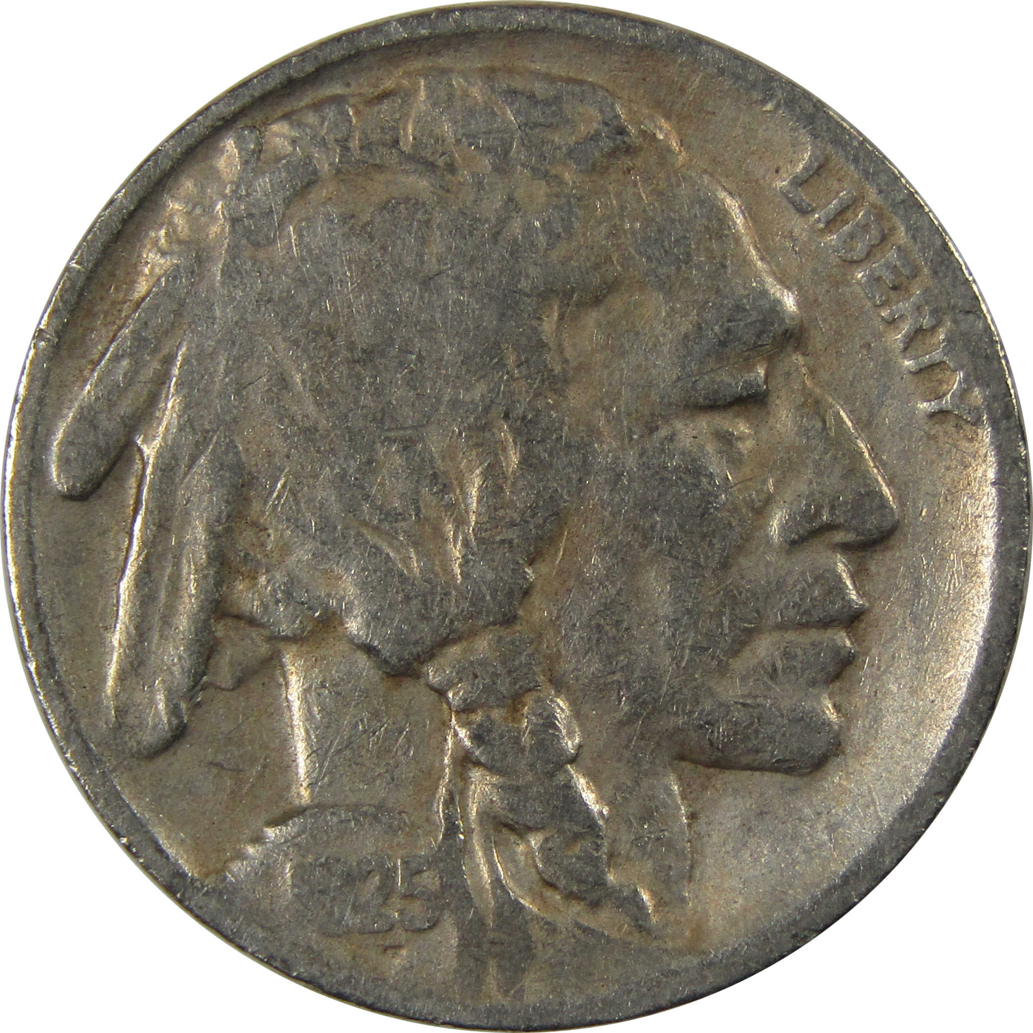 1925 S Indian Head Buffalo Nickel VG Very Good Details SKU:I23726