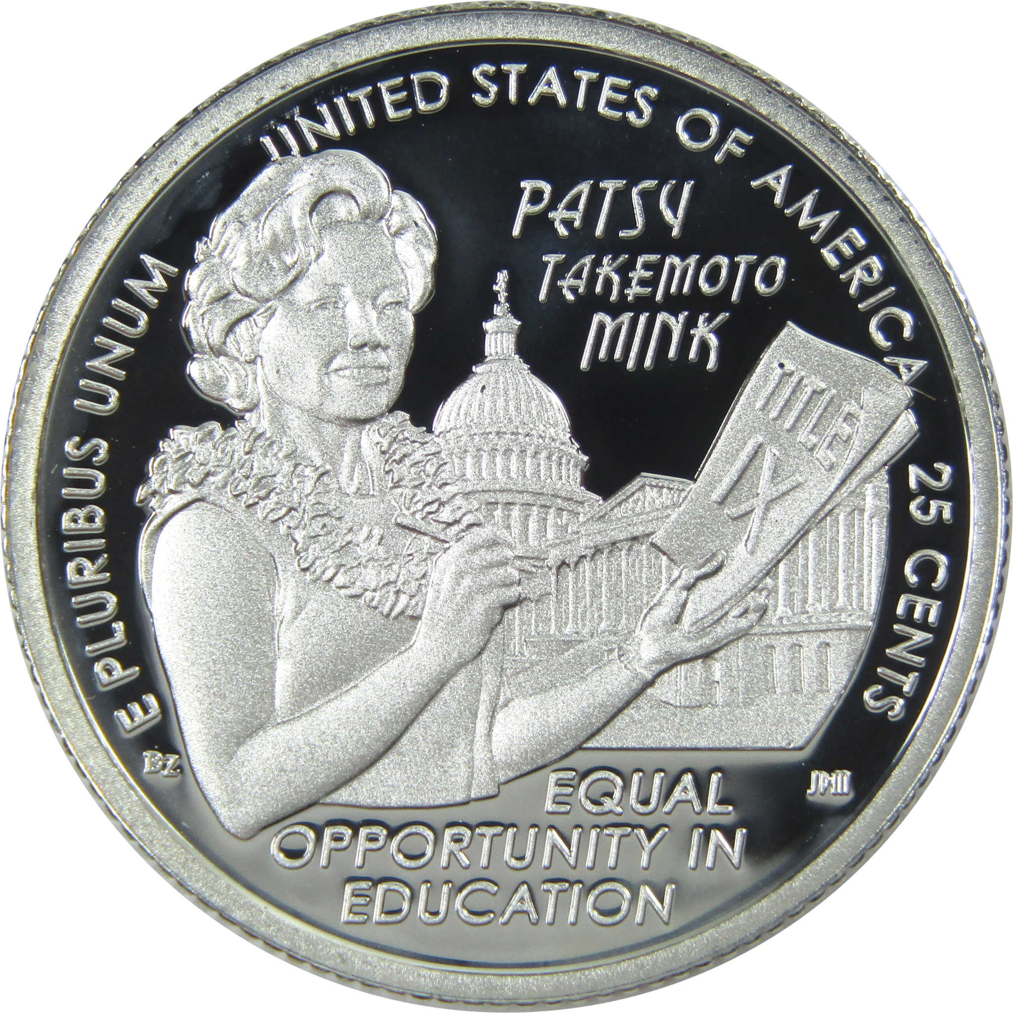 2024 S Patsy Takemoto American Women Quarter .999 Silver 25c Proof