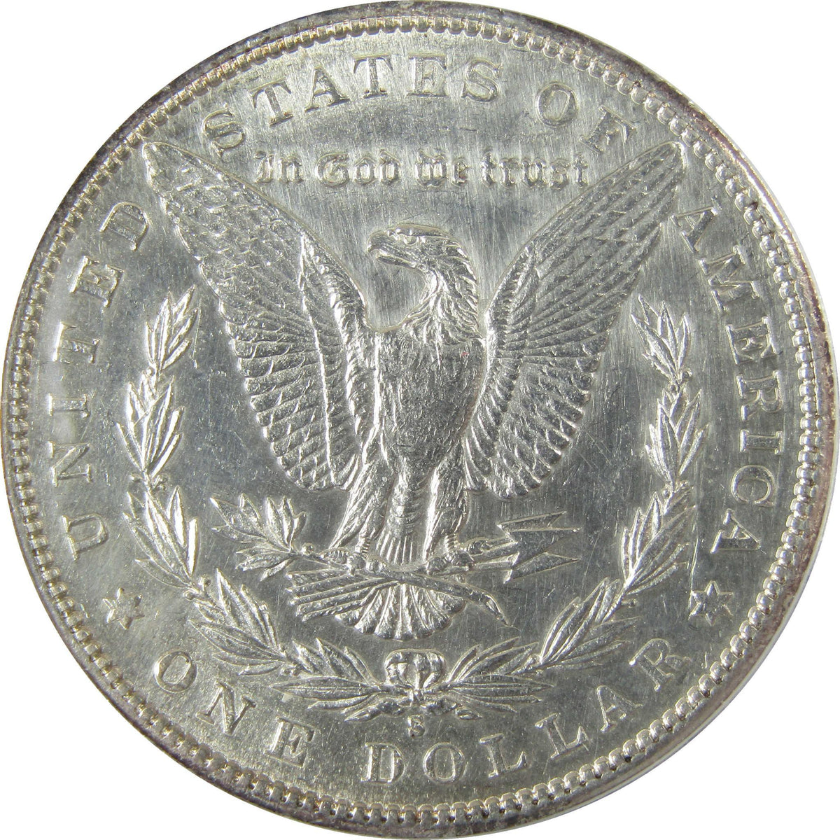1887 S Morgan Silver Dollar AU 53 ANACS $1 Coin SKU:I27950 - Morgan coin - Morgan silver dollar - Morgan silver dollar for sale - Profile Coins &amp; Collectibles