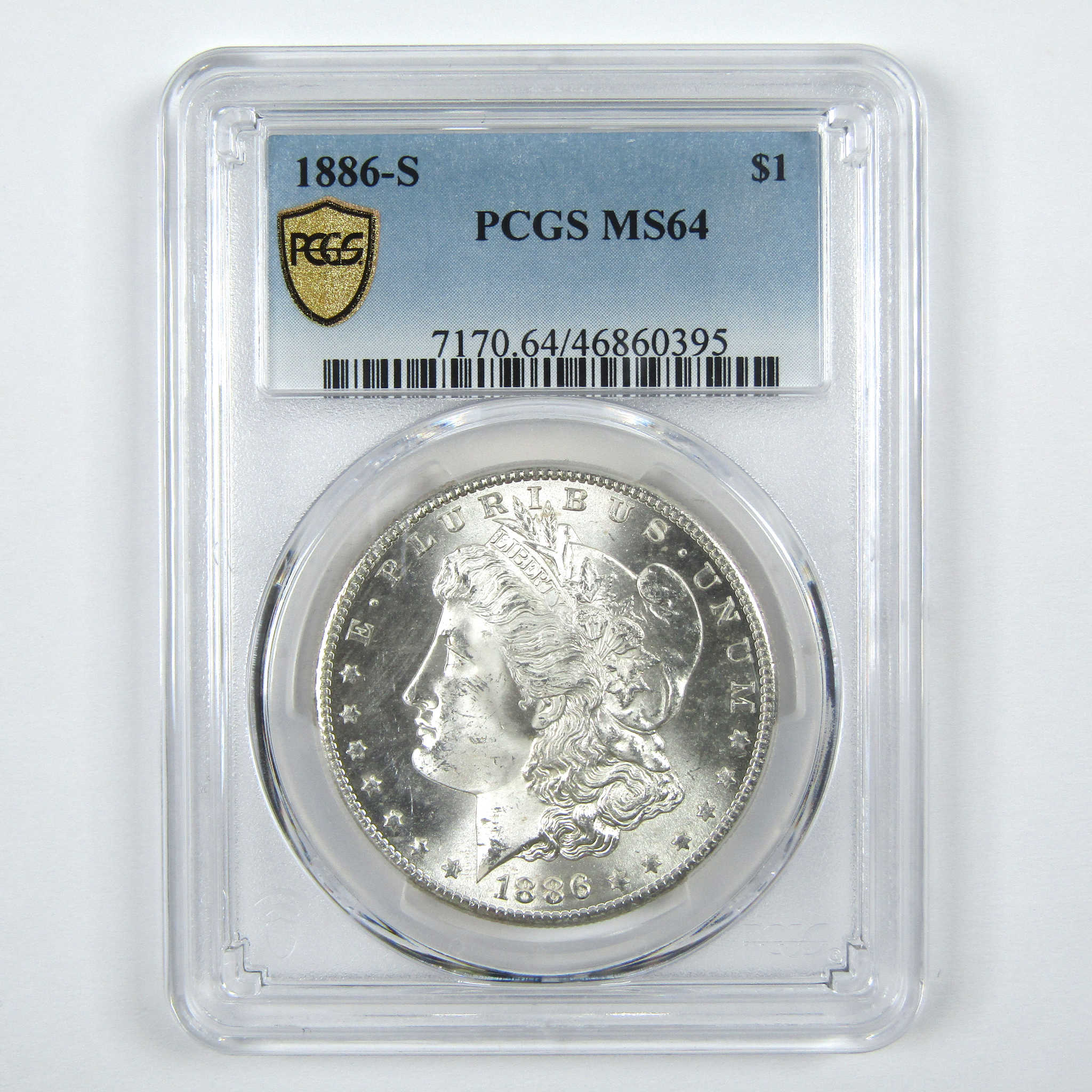 1886 S Morgan Dollar MS 64 PCGS Silver $1 Uncirculated Coin SKU:I14848 - Morgan coin - Morgan silver dollar - Morgan silver dollar for sale - Profile Coins &amp; Collectibles