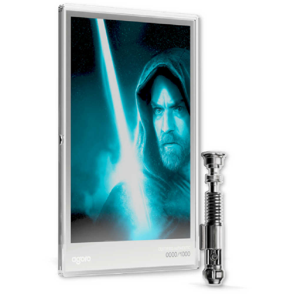 2026 Star Wars Kenobi Lightsaber Silver Coin and Foil Set SKU:OPC272