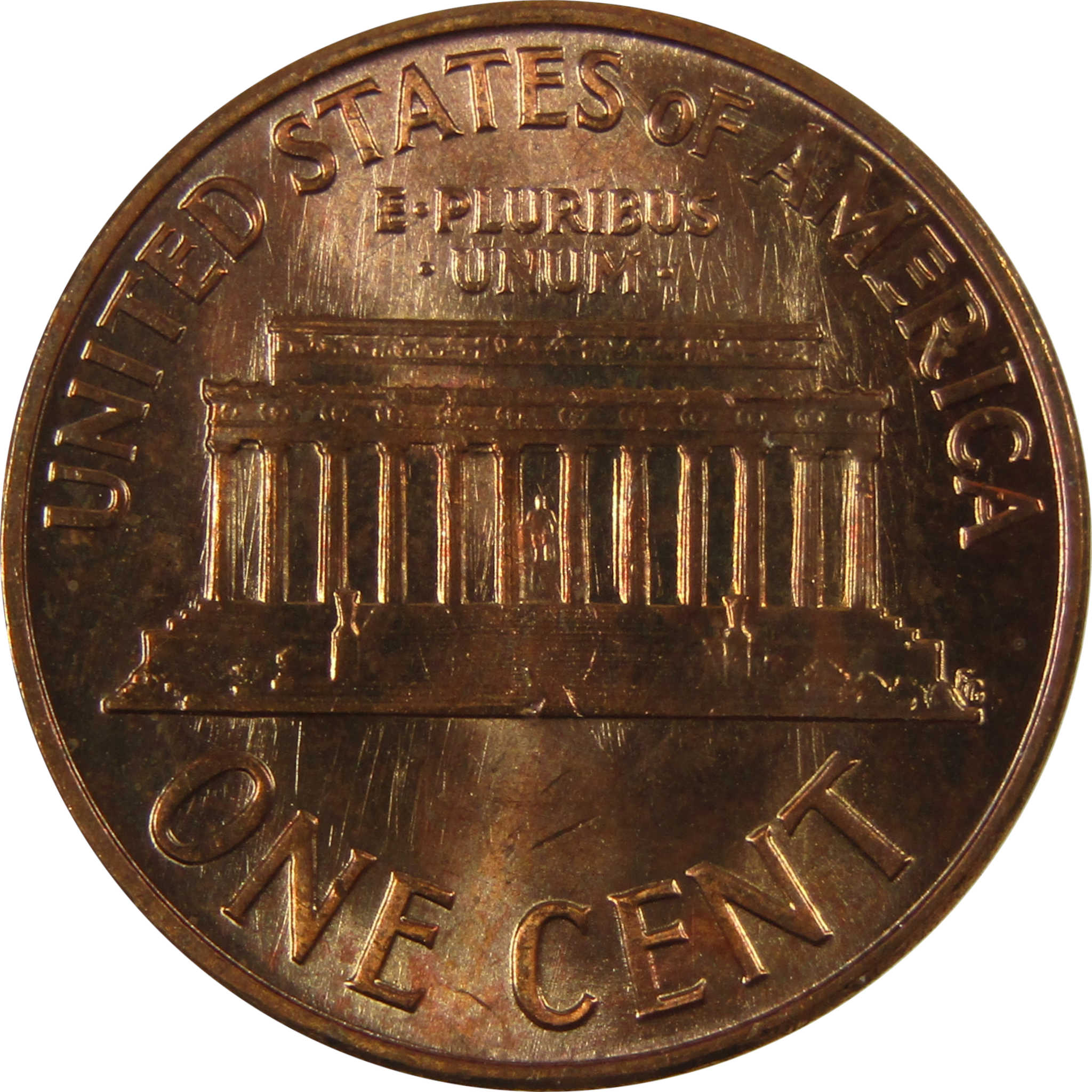 1960 Small Date Lincoln Memorial 1c Uncirculated Mint State SKU:I26591