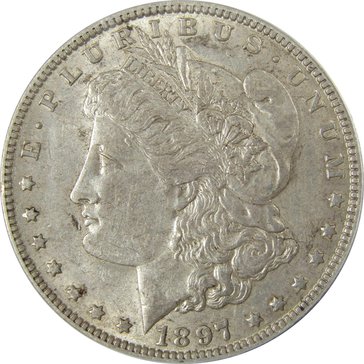 1897 O Morgan Silver Dollar EF 45 ANACS $1 Coin Collectible SKU:I27994 - Morgan coin - Morgan silver dollar - Morgan silver dollar for sale - Profile Coins &amp; Collectibles
