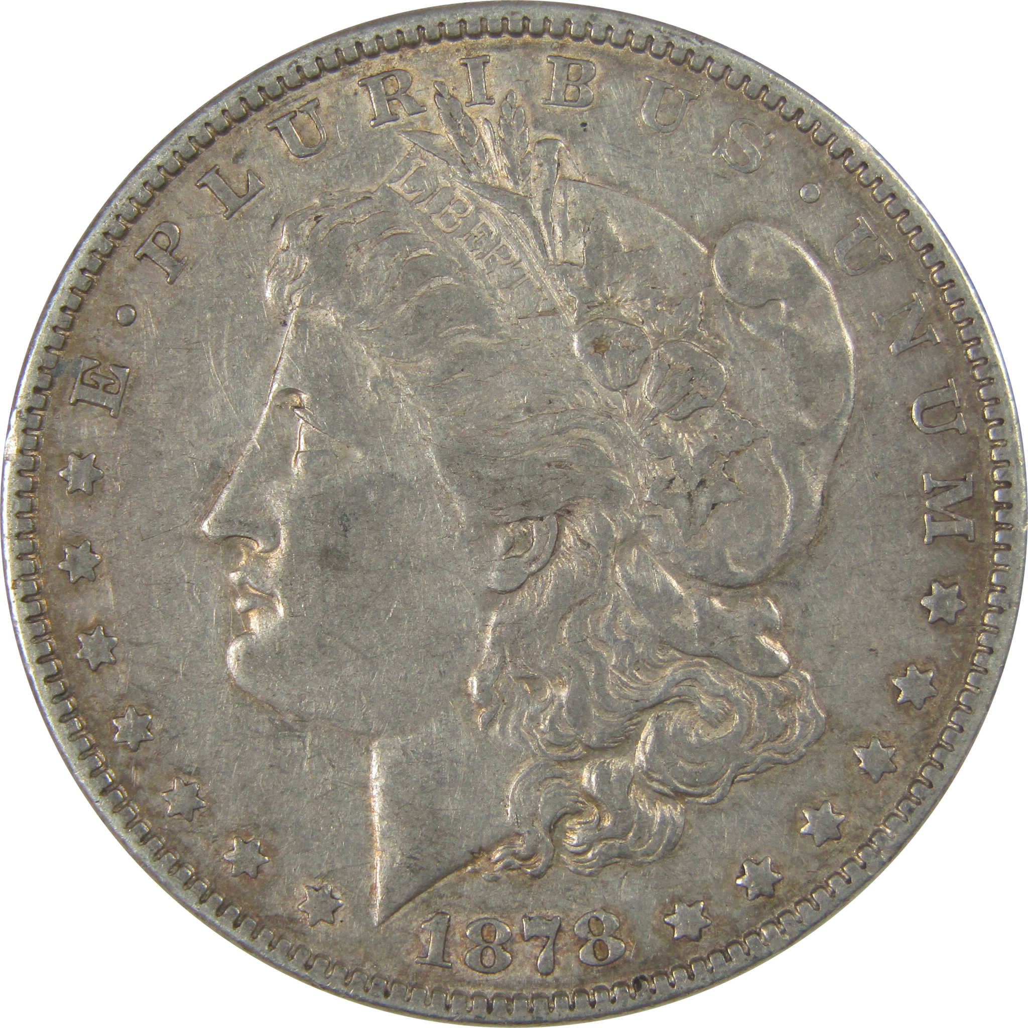 1878 7TF Rev 78 Morgan Dollar XF EF Extremely Fine Silver SKU:CPC1068 - Morgan coin - Morgan silver dollar - Morgan silver dollar for sale - Profile Coins &amp; Collectibles