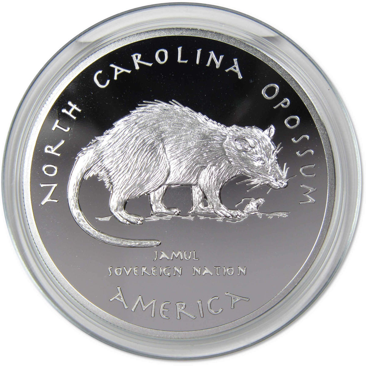 2020 Native American Jamul Tuscarora North Carolina Opossum 1oz Silver