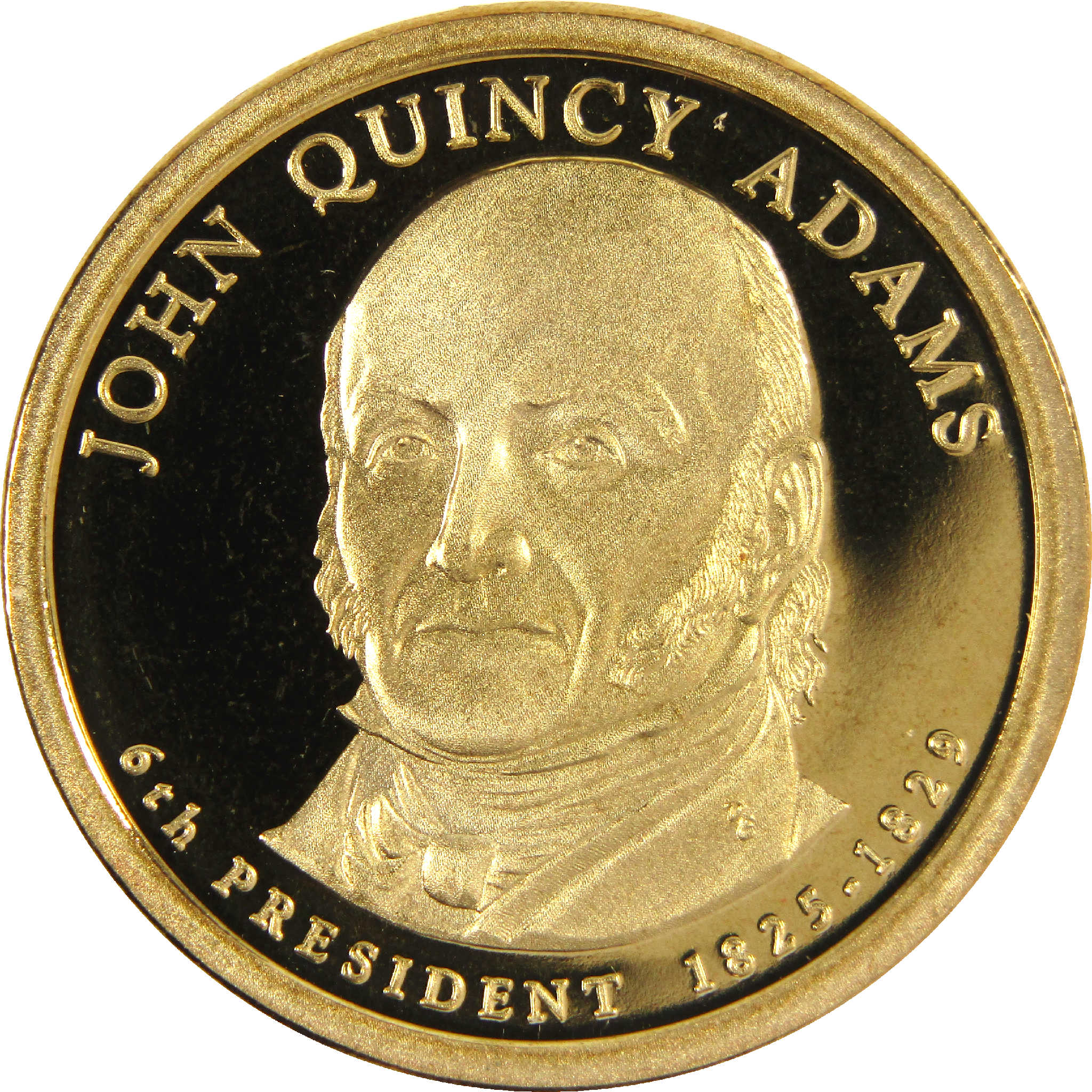 2008 S John Quincy Adams Presidential Dollar Choice Proof $1 Coin
