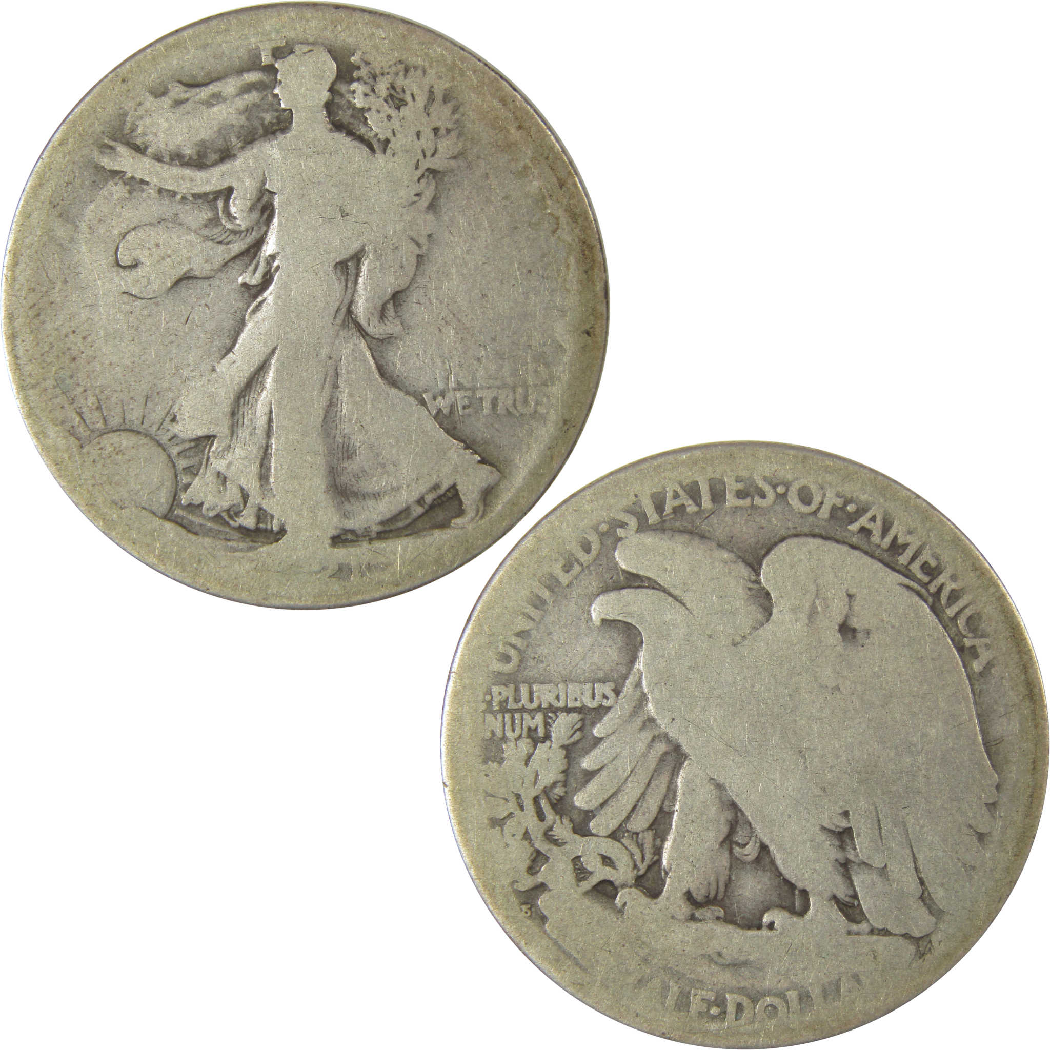 1921 S Liberty Walking Half Dollar AG About Good Silver SKU:I19294