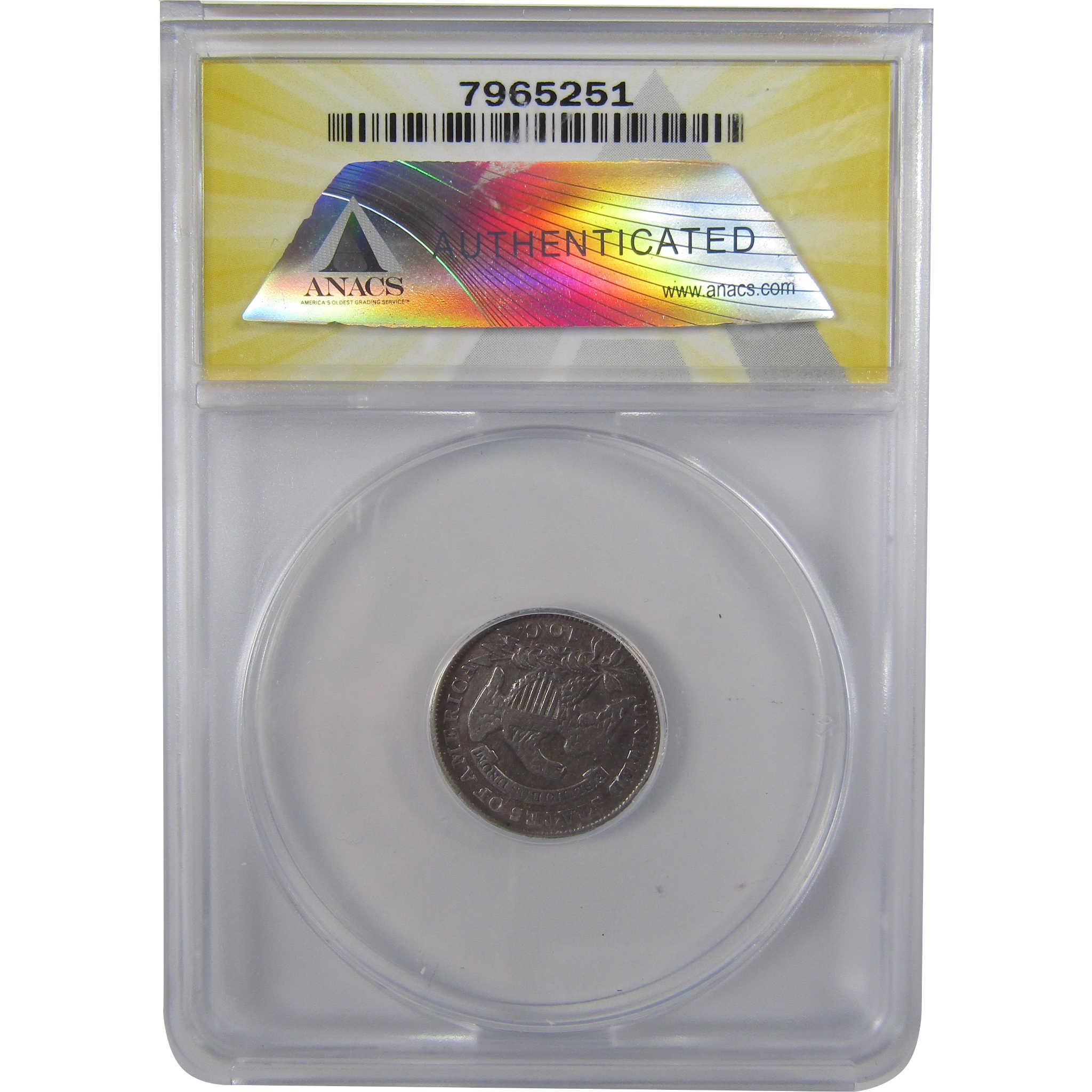 1830 Small 10C Capped Bust Silver Dime VF 30 Details ANACS SKU:I25504